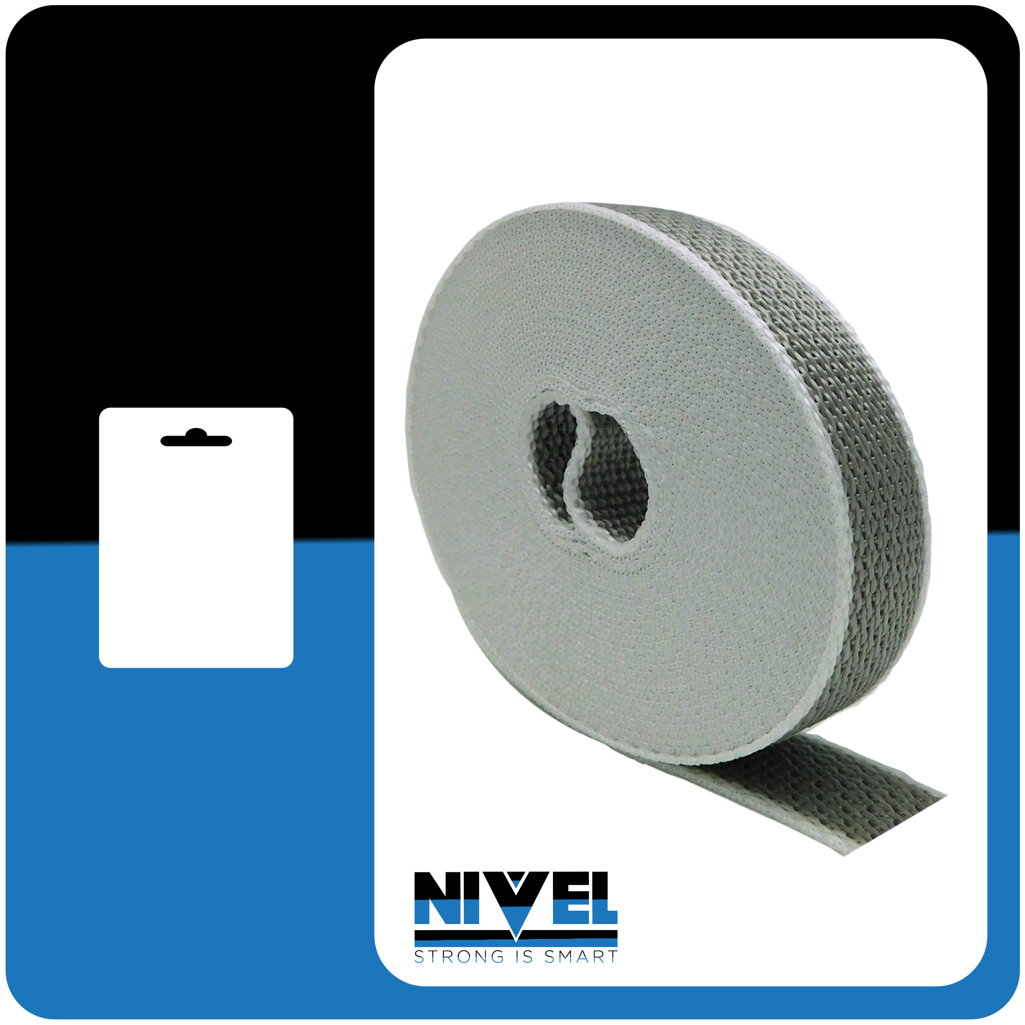 CINTA PERSIANA GRIS/BLANCO 06MX22MM
