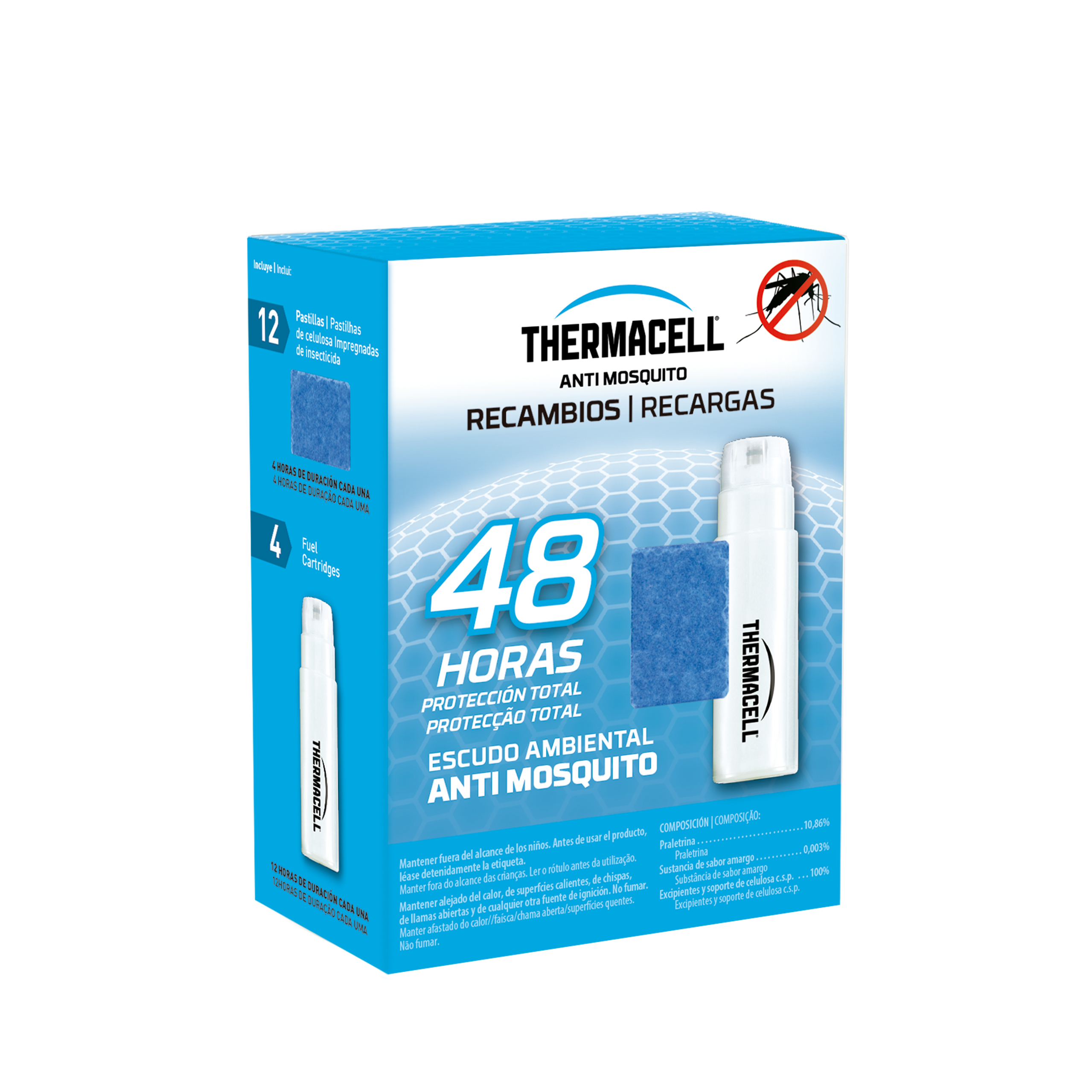 RECAMBIO BARRERA ANTIMOSQUITOS 20M² 48 HORAS