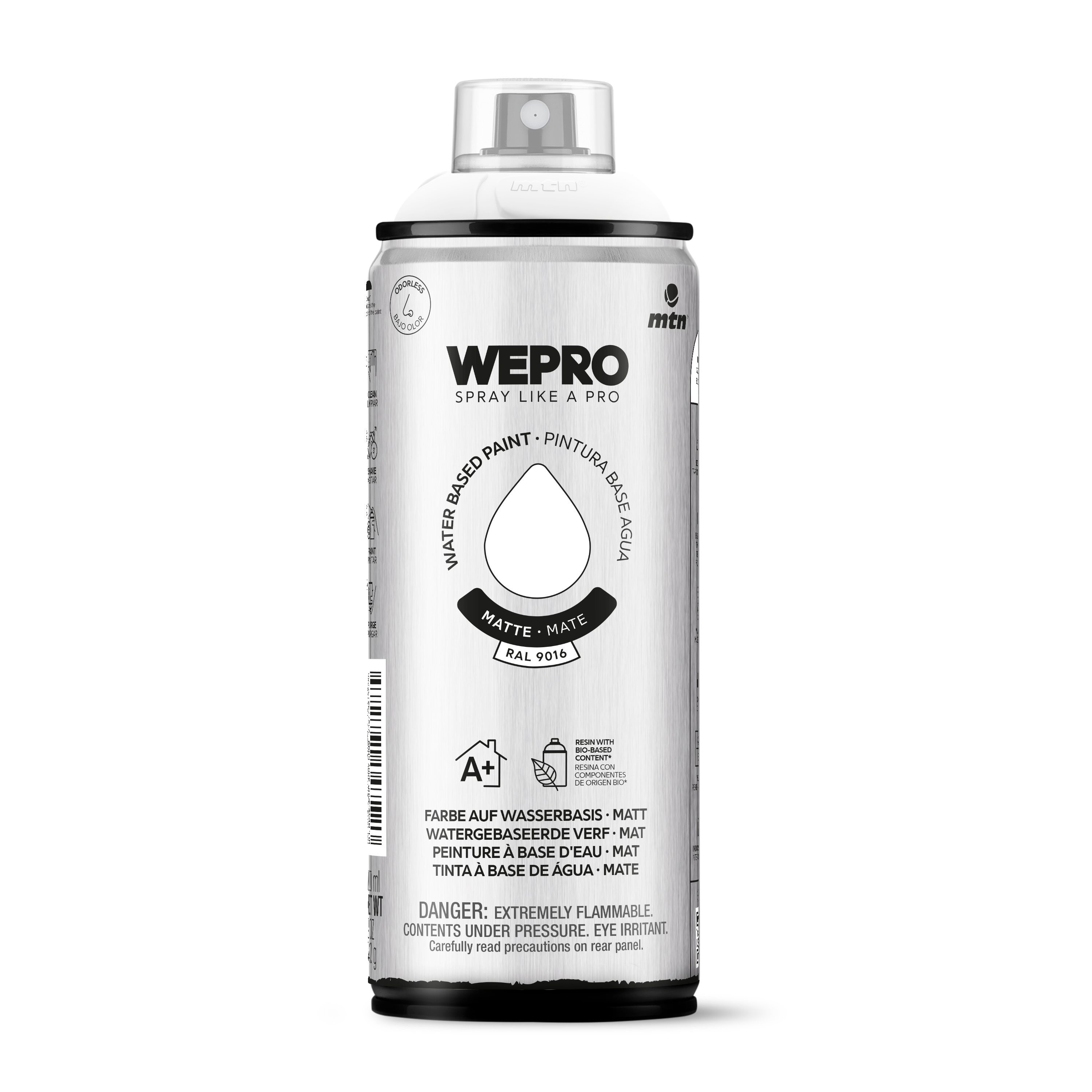 PINTURA SRAY MTN WEPRO WATER MATE 400 ML BLANCO IGLU