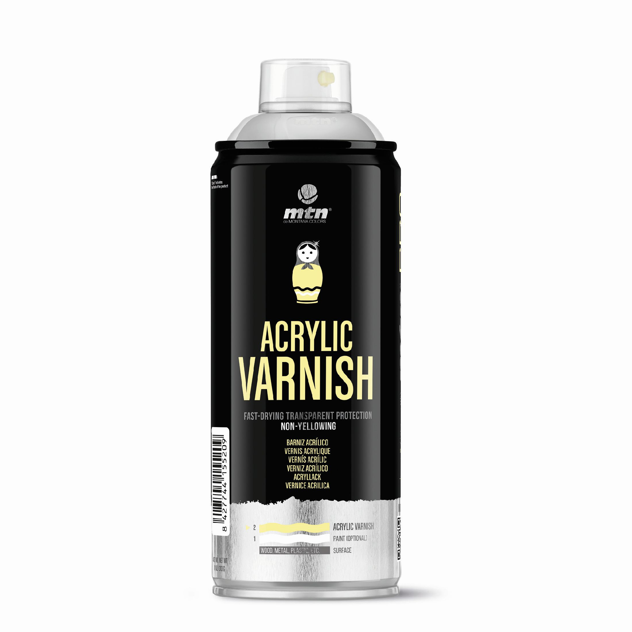 BARNIZ ACRILICO MTN WEPRO MATE 400 ML