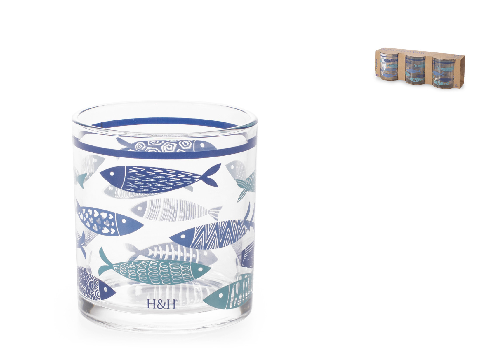 VASO DECORADO SALINA PACK 3UDS 25CL