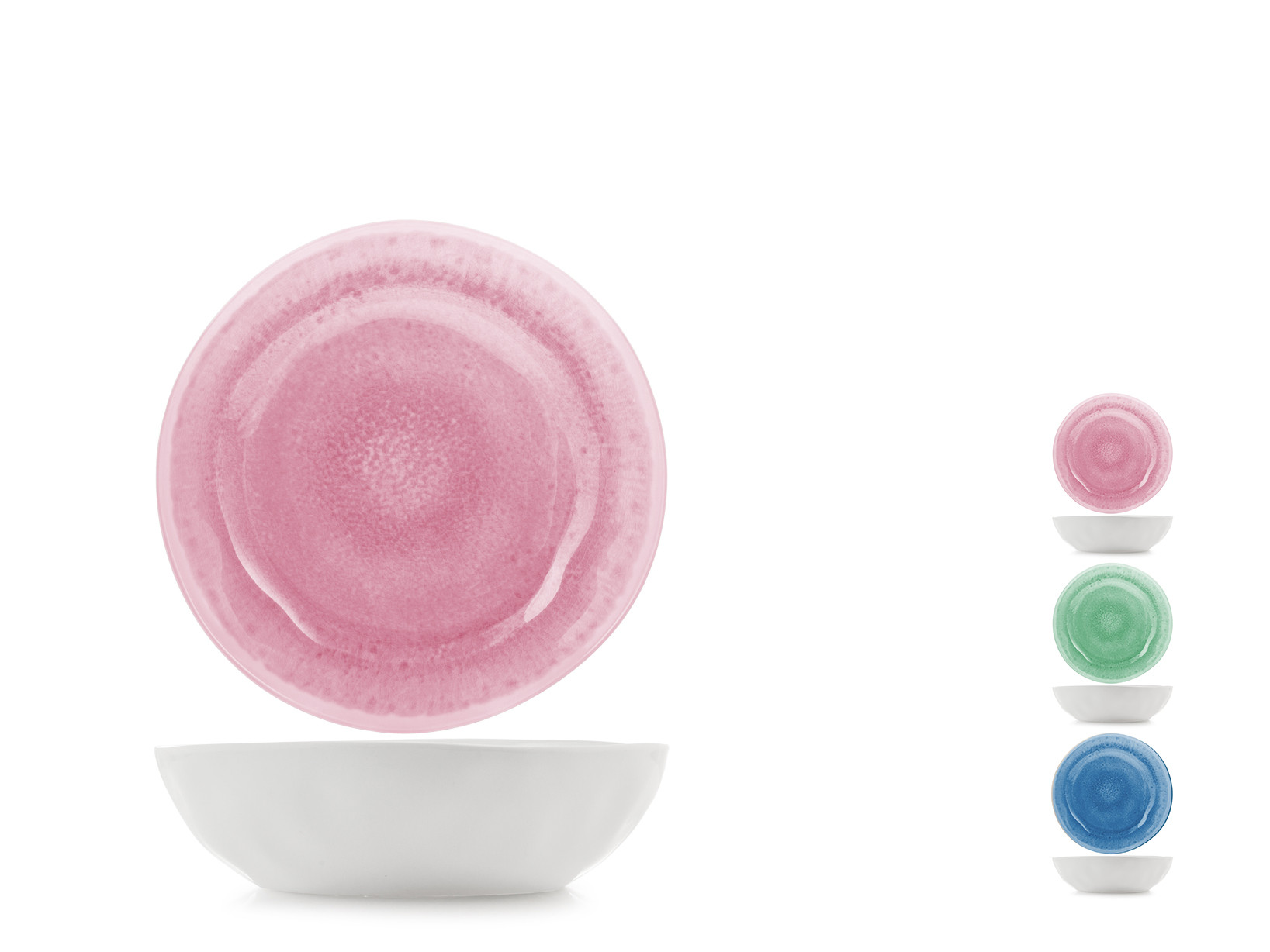 PLATO MELAMINA SELENE SURTIDO HONDO 19CM