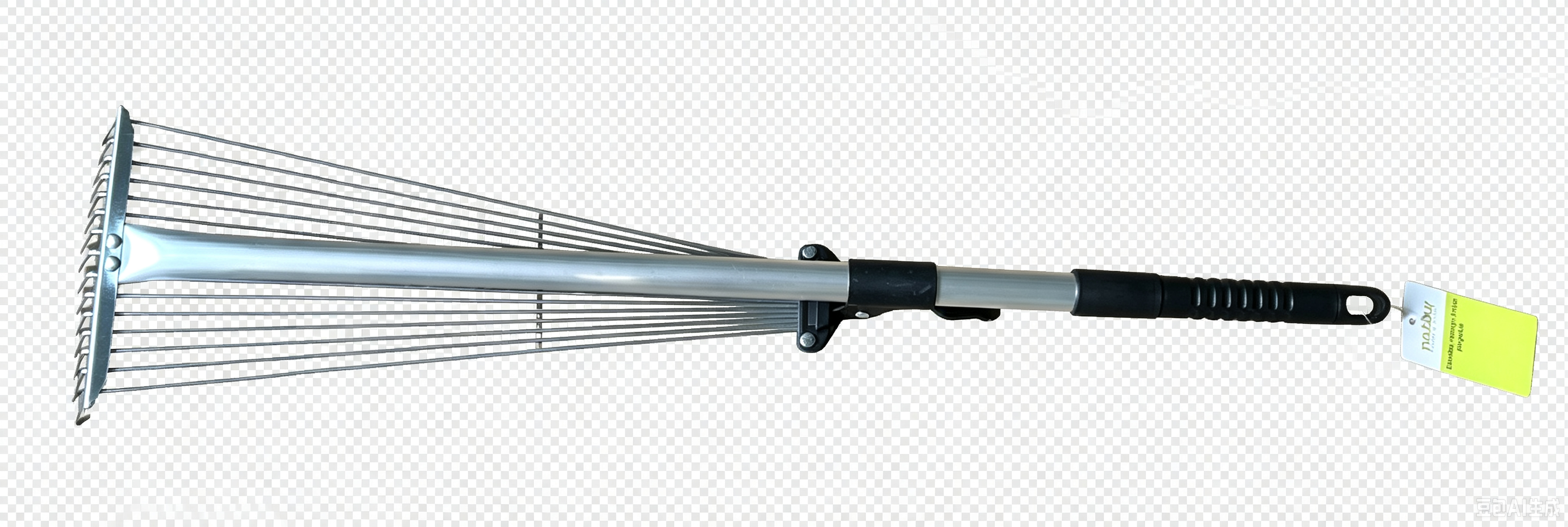 ESCOBA RECOGEHOJAS PLEGABLE MANGO ALUMINIO 54X154CM