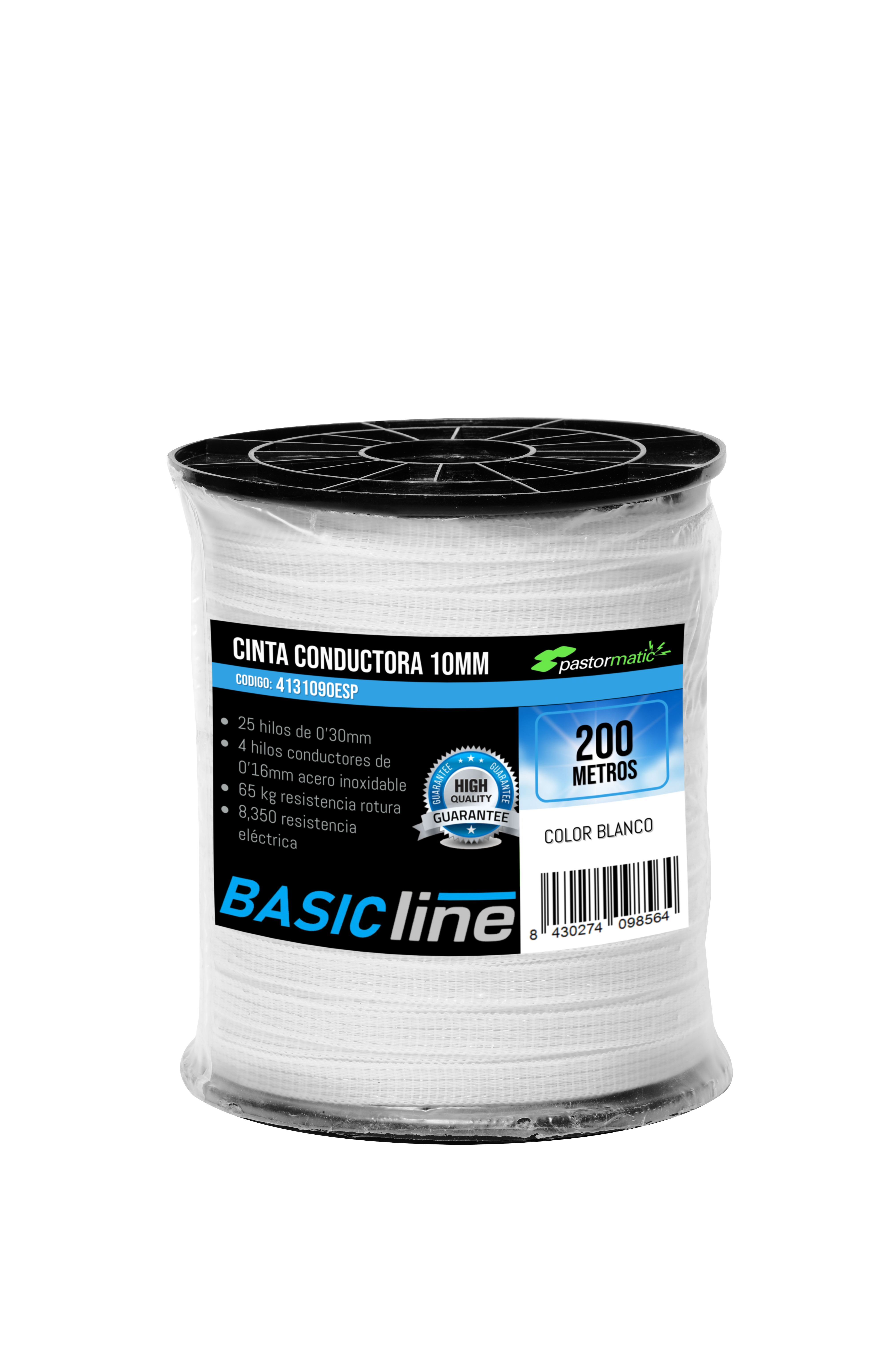 CINTA PASTOR ECO 200M 10X04X0,16MM BLANCA