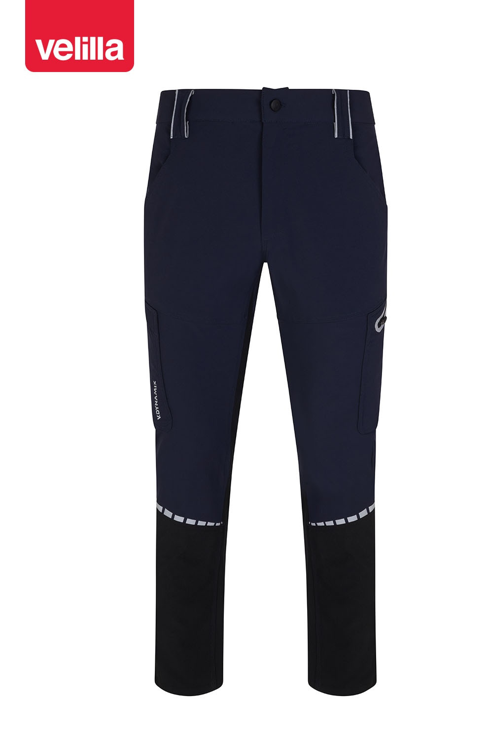 PANTALON MULTIBOLSILLOS 230 GR V.DYNAMIX NAVY/NEGRO TALLA L