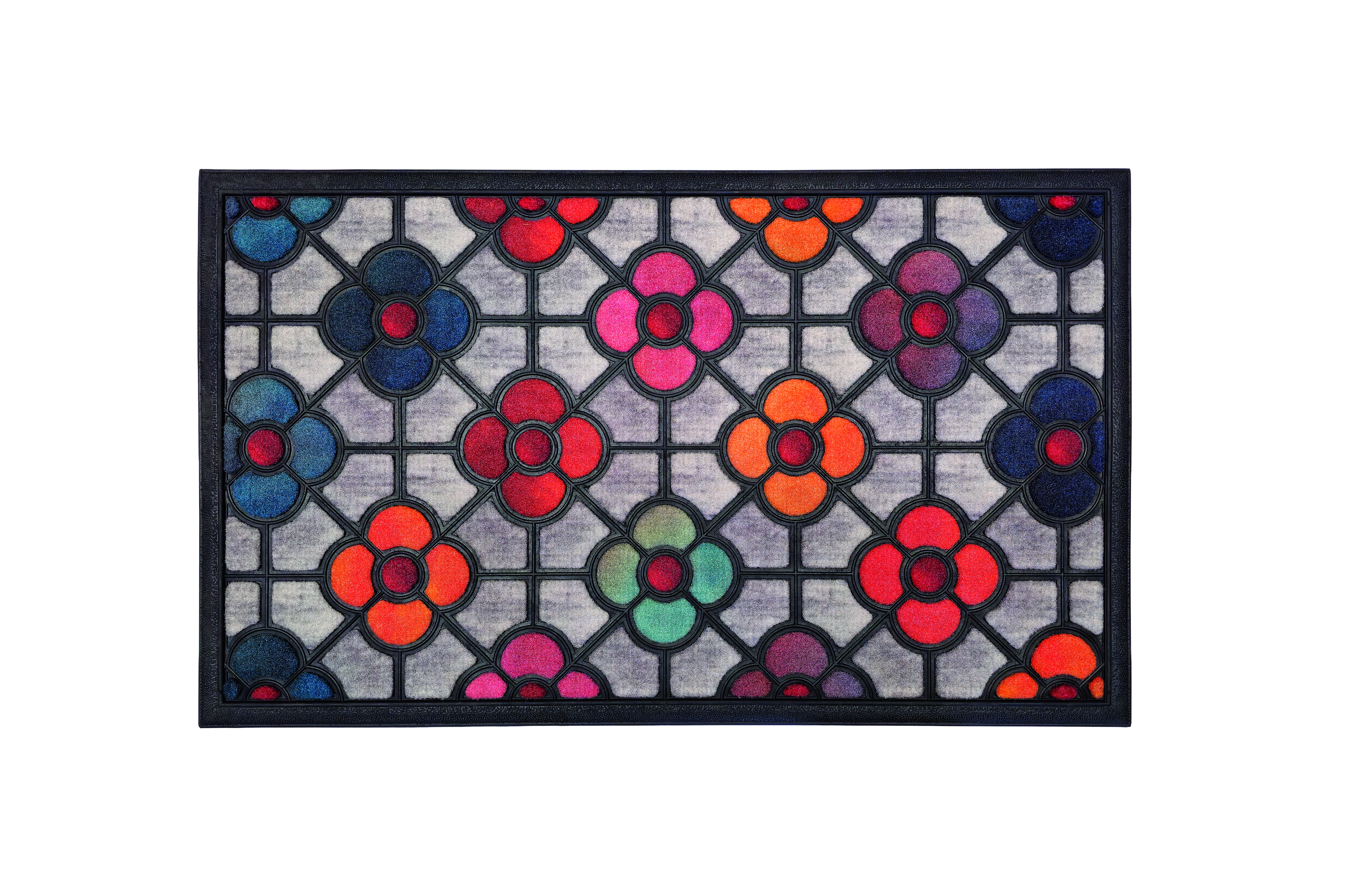 FELPUDO MOQUETA NYLON MOLDEADO PREMIUM CLEAN & DRY FIORE 45X75CM