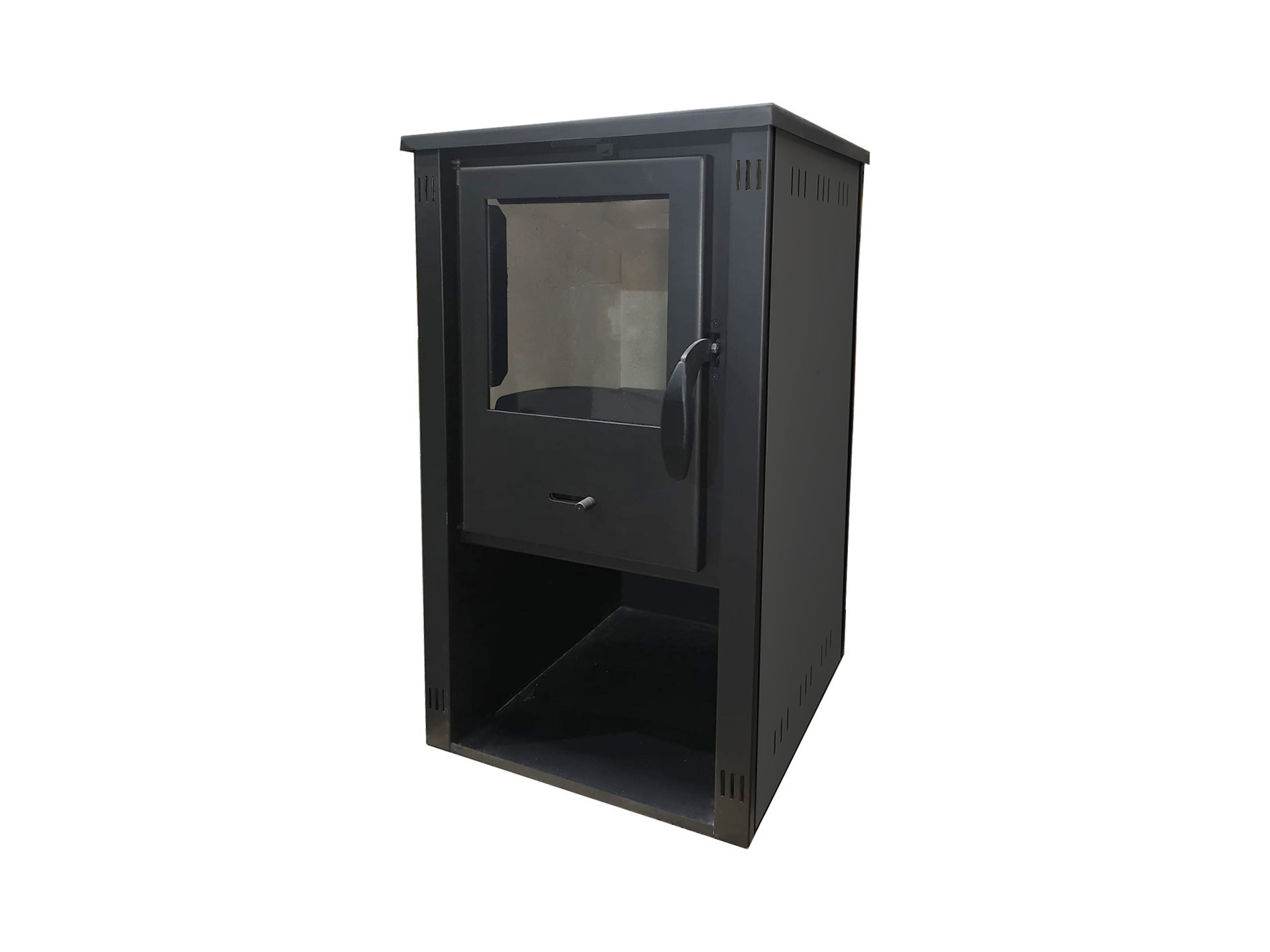 ESTUFA DE LEÑA THALIA PELLA S NEGRA 5,4 KW