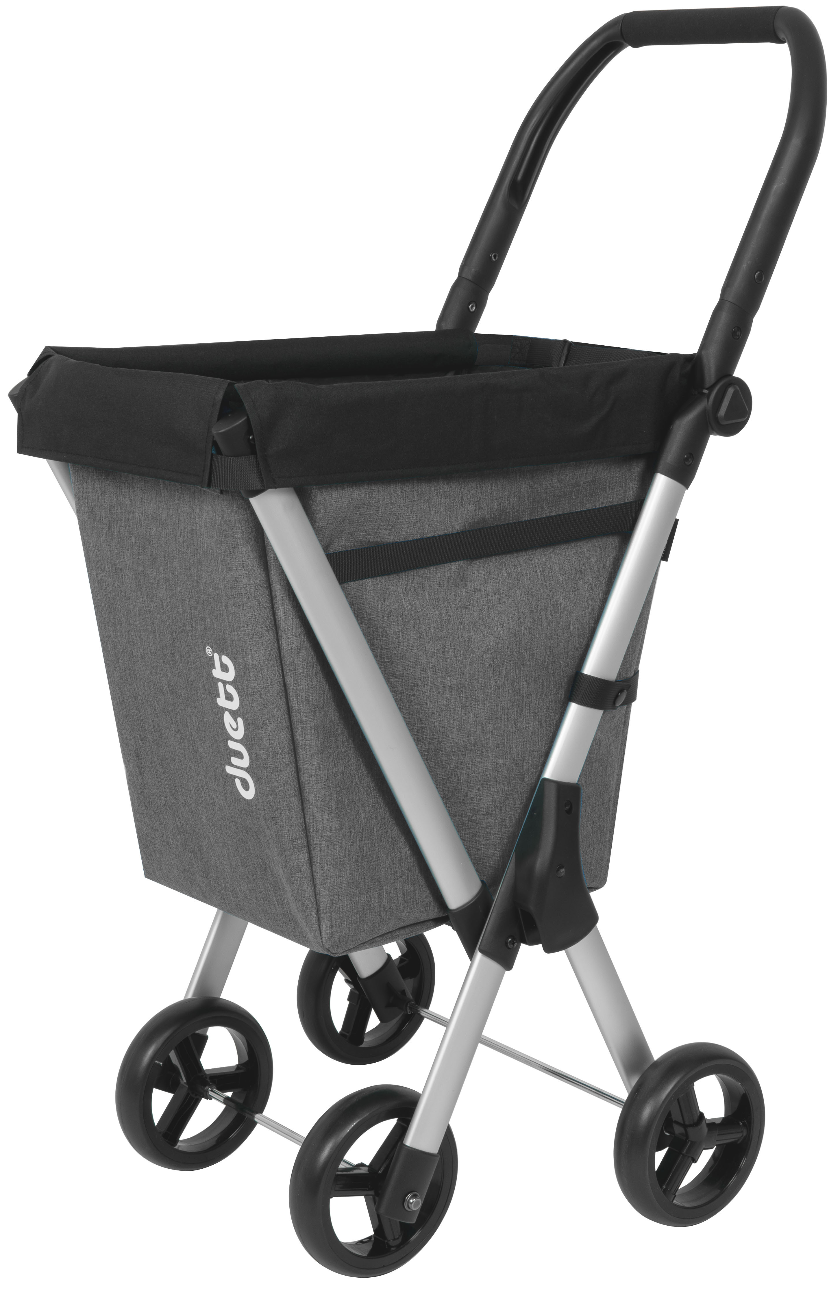 CARRO COMPRA 4 RUEDAS MUUVI VAN GRIS