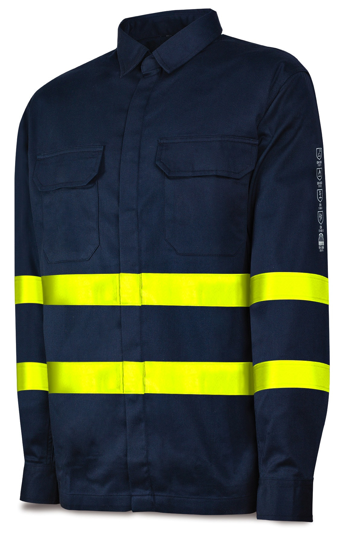 CAMISA IGNIFUGA/ANTIESTATICA MULTINORMA AV AZUL MARINO TALLA 45-46
