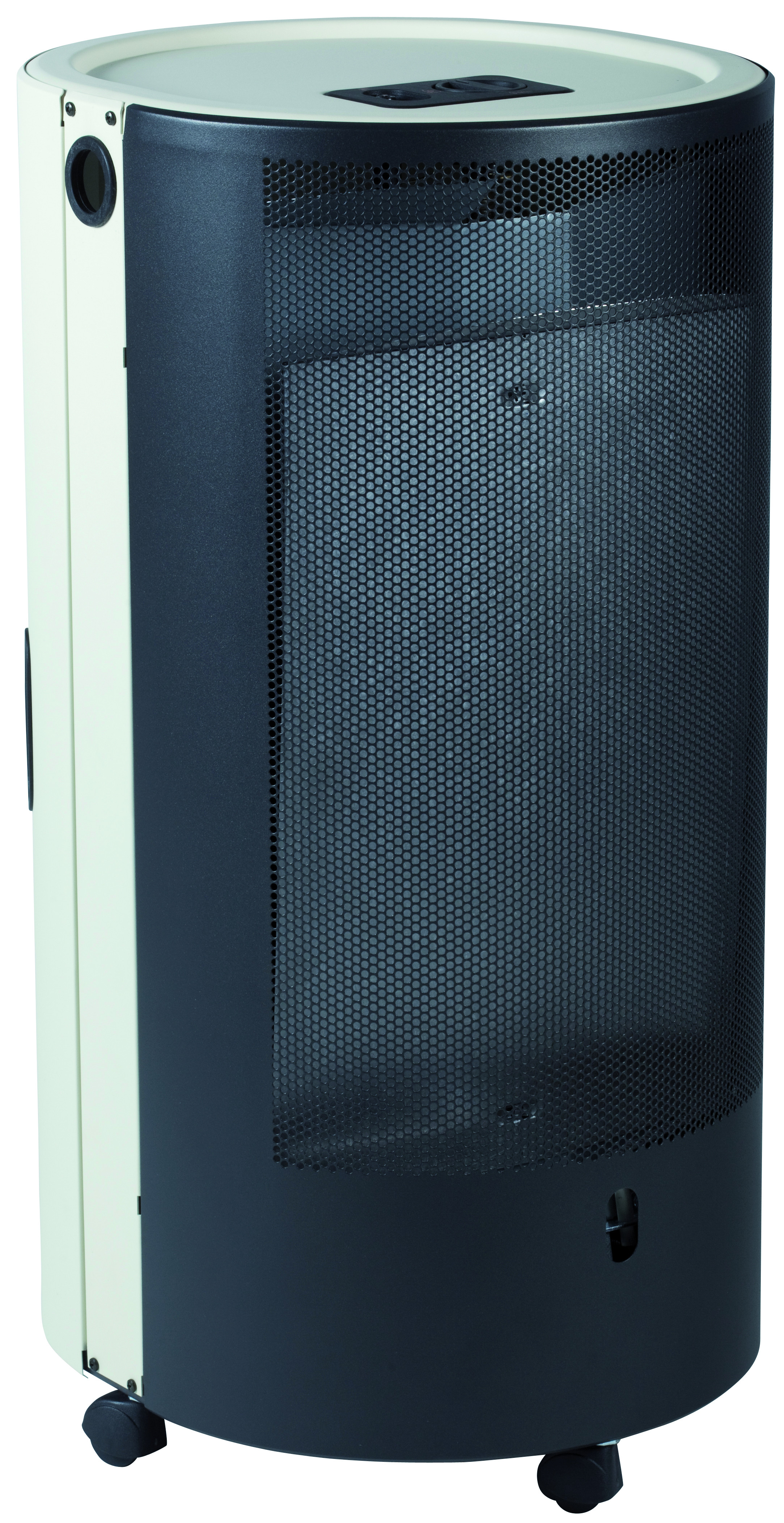 ESTUFA GAS LLAMA AZUL REDONDA \'BELL CHIC\' 4.2 KW BLANCA