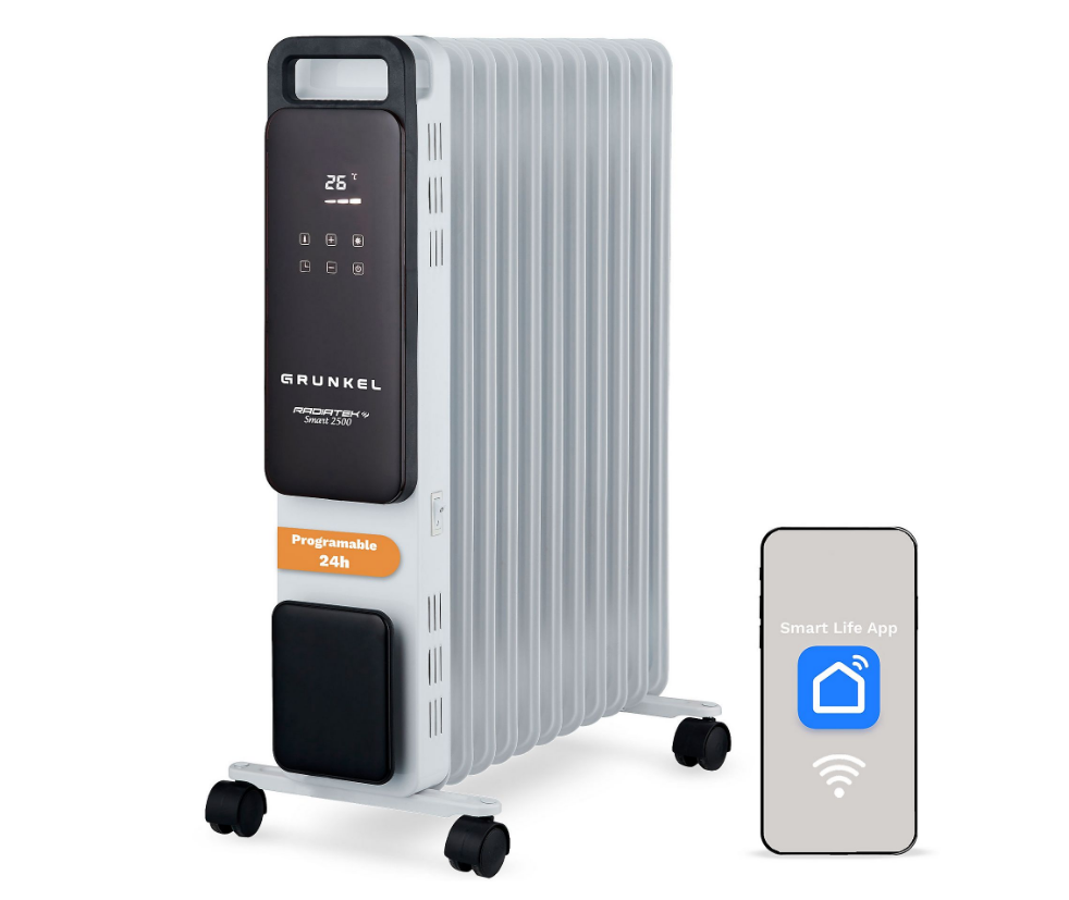 RADIADOR ACEITE DIGITAL WIFI 2500W 11 ELEMENTOS