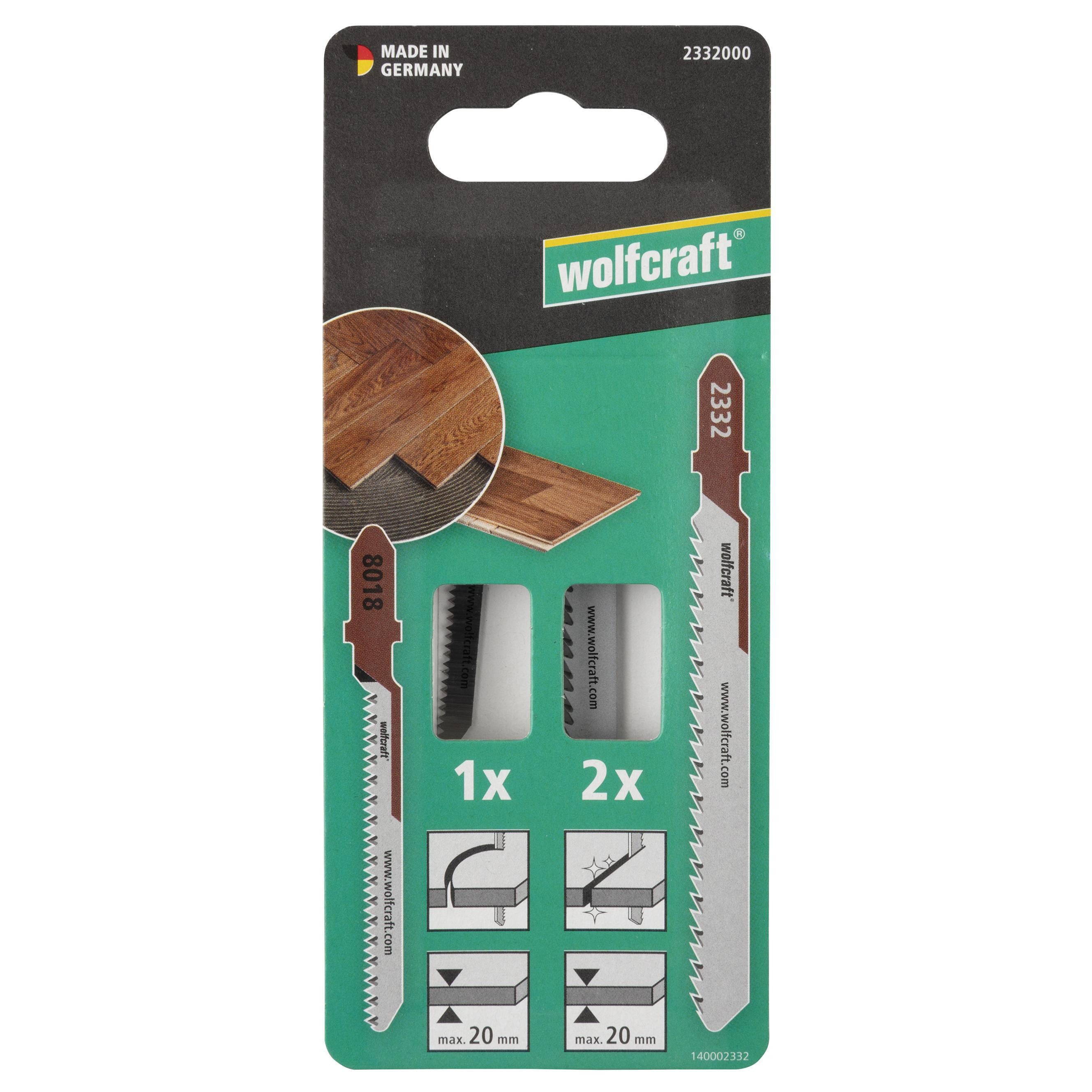 HOJA SIERRA CALAR ENTARIMADO HCS VASTAGO T 20MM 3PZ