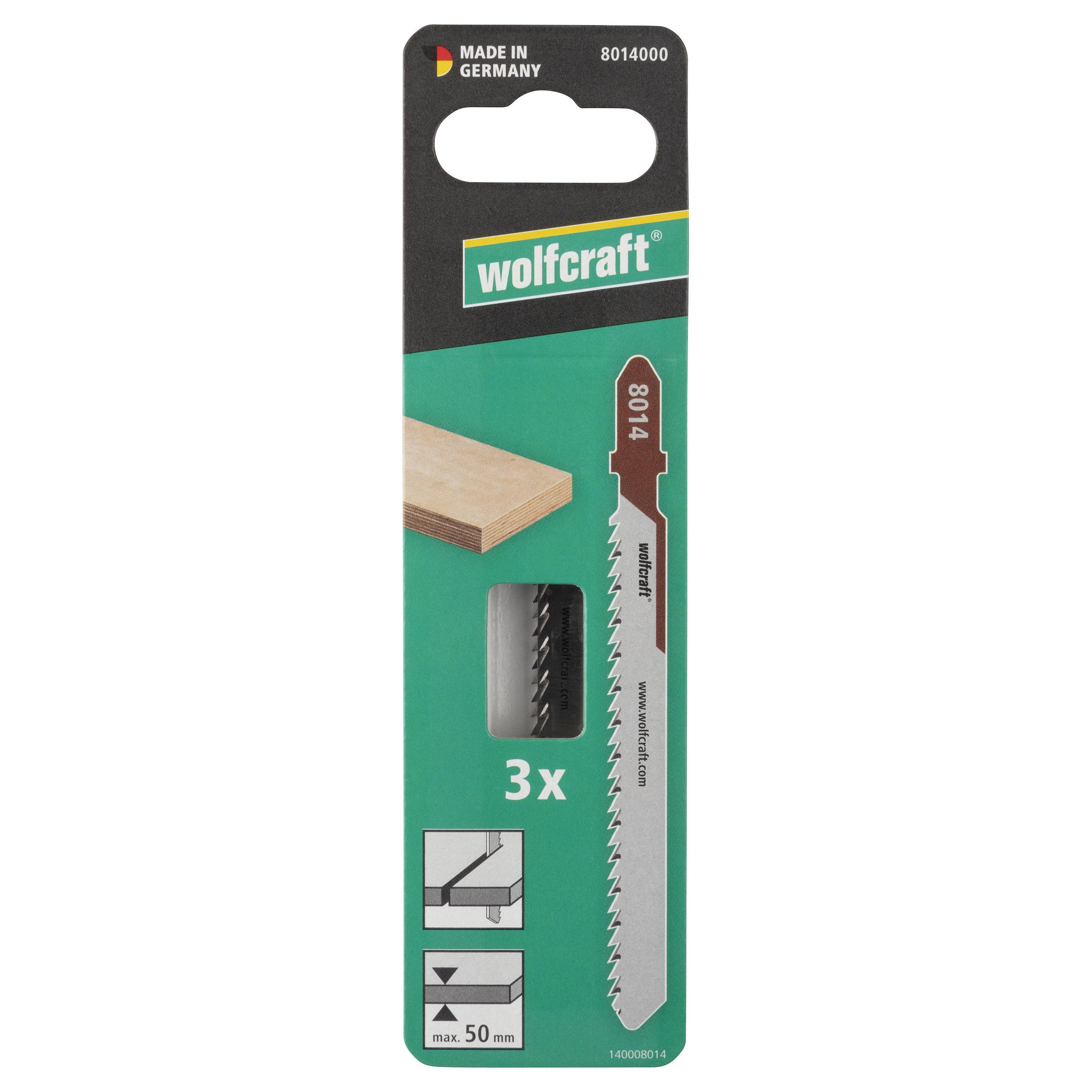 HOJA SIERRA CALAR CONTRACHAPADO CORTE FINO HCS VASTAGO T 50MM 3PZ