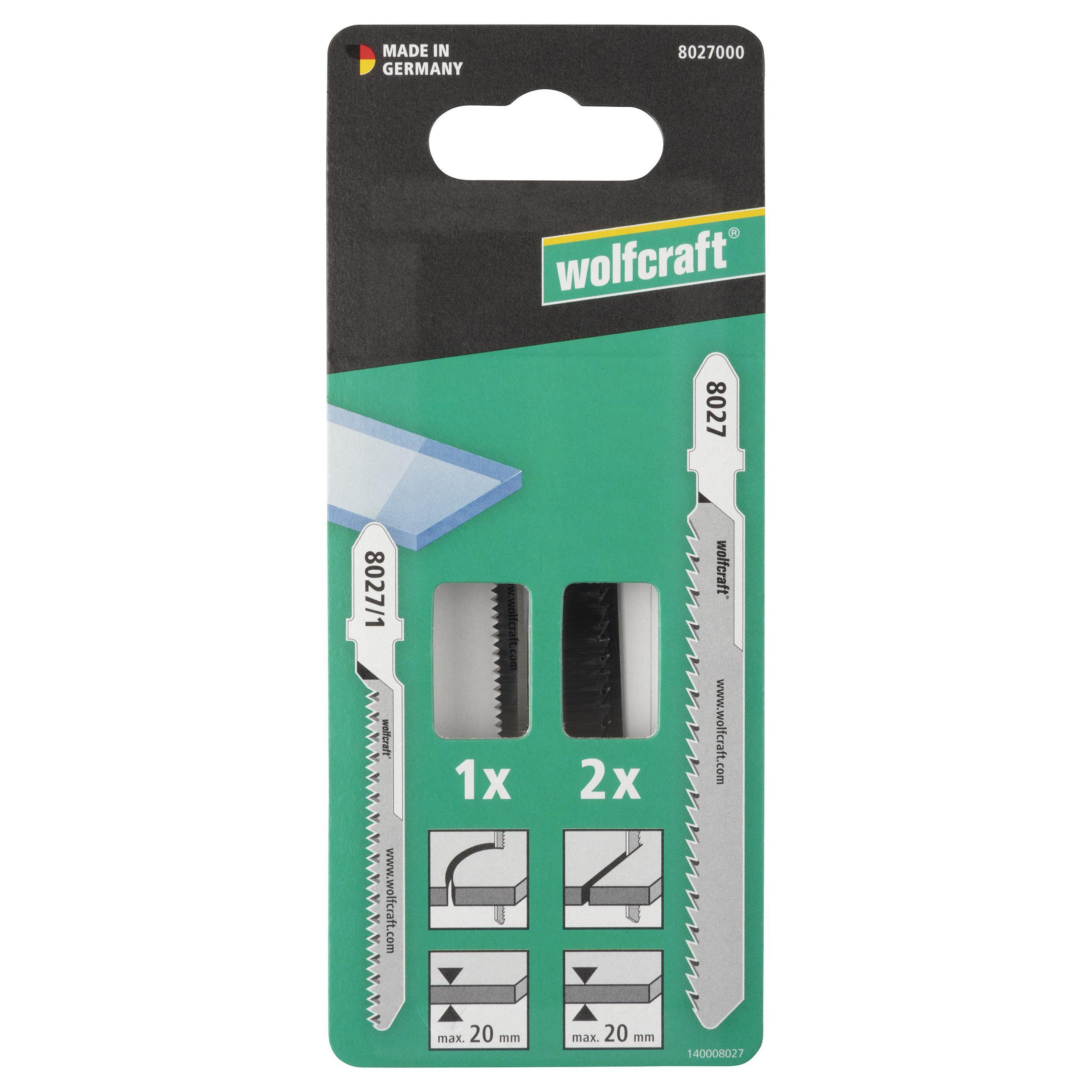 HOJA SIERRA CALAR ACRILICOS CORTE FINO HCS VASTAGO T 20MM 3PZ
