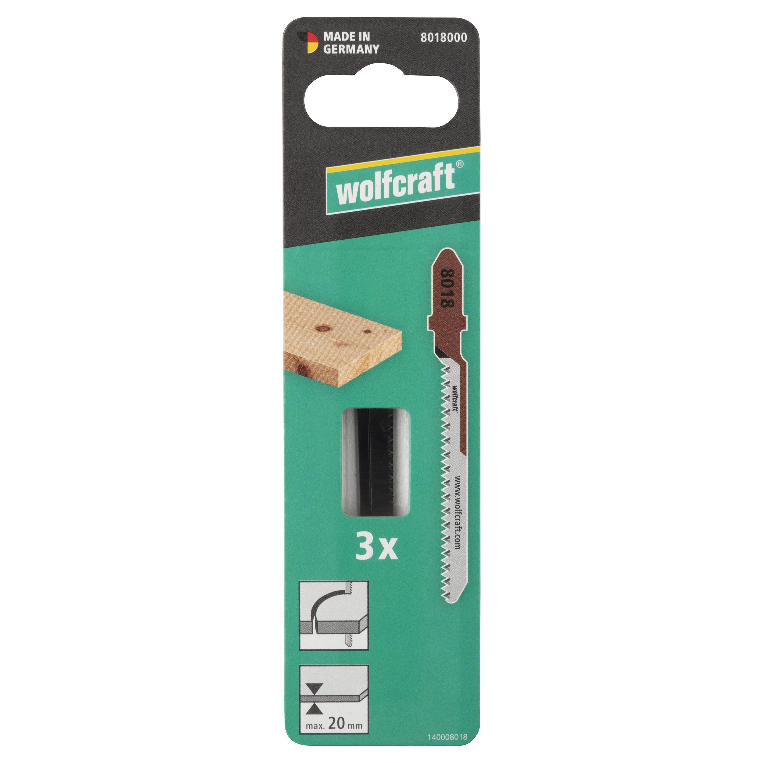 HOJA SIERRA CALAR CONTRACHAPADO CORTE CURVO FINO HCS T 20MM 3PZ