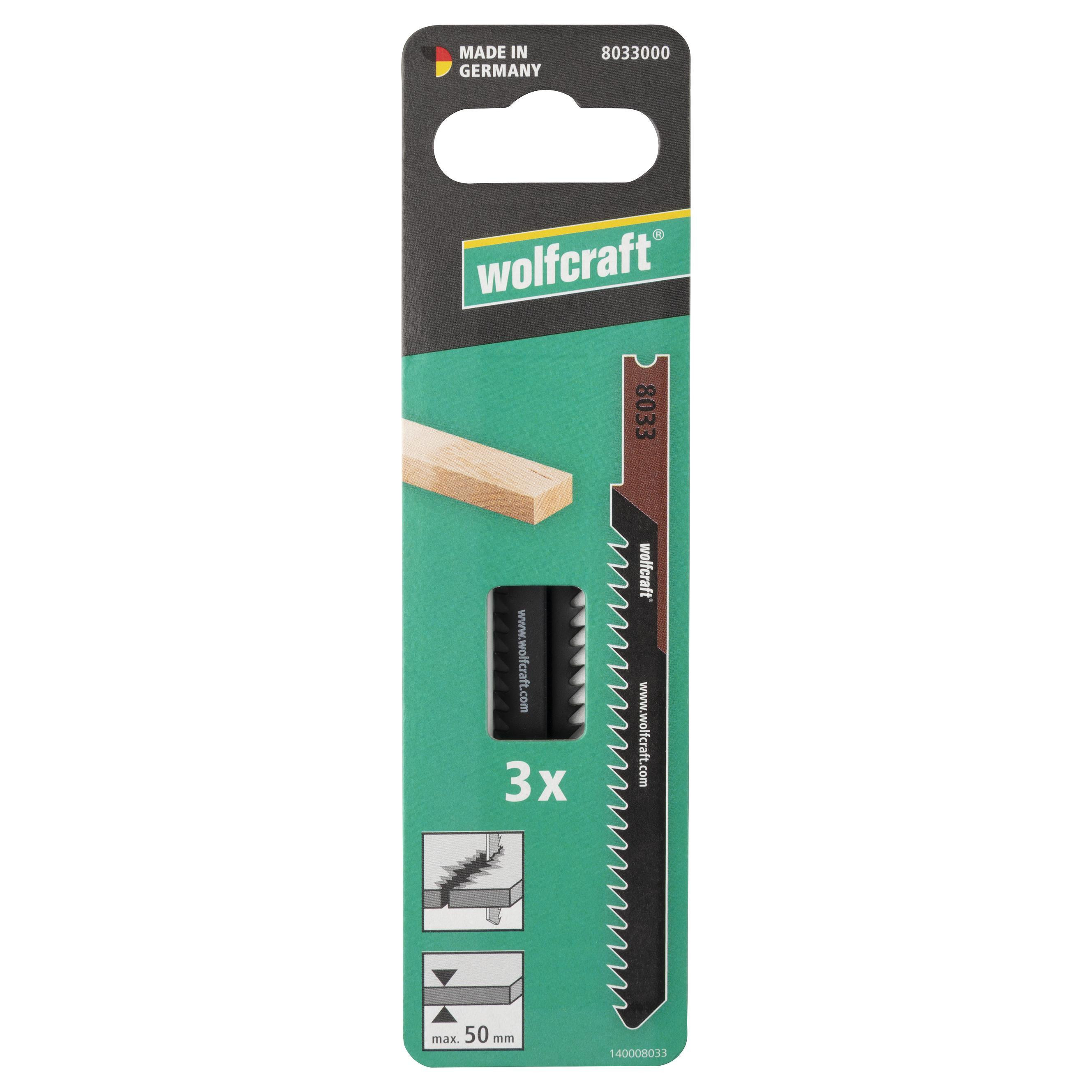 HOJA SIERRA CALAR CORTE RAPIDO HCS VASTAGO U 50MM 3PZ