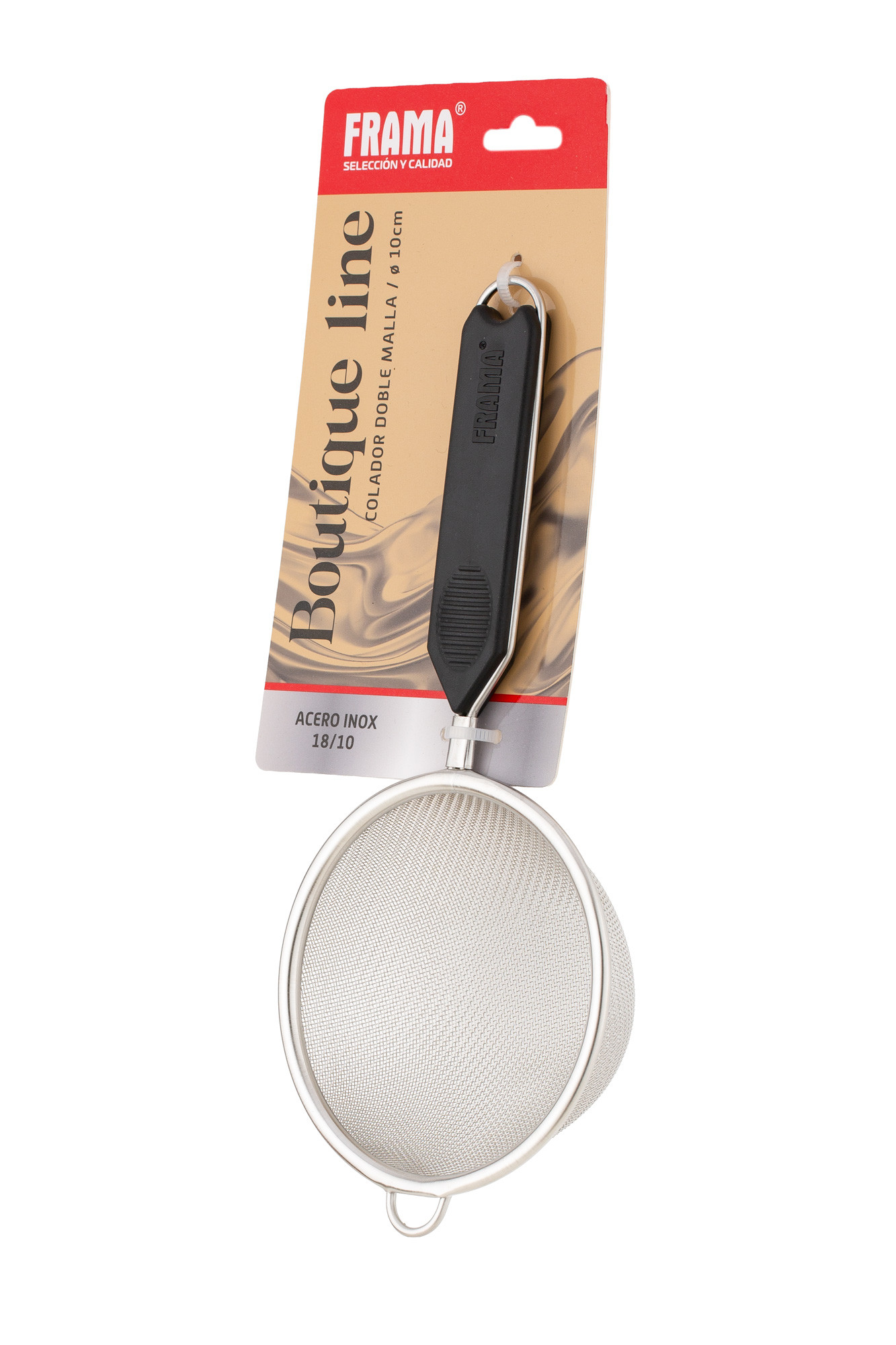COLADOR INOX DOBLE MALLA 10CM