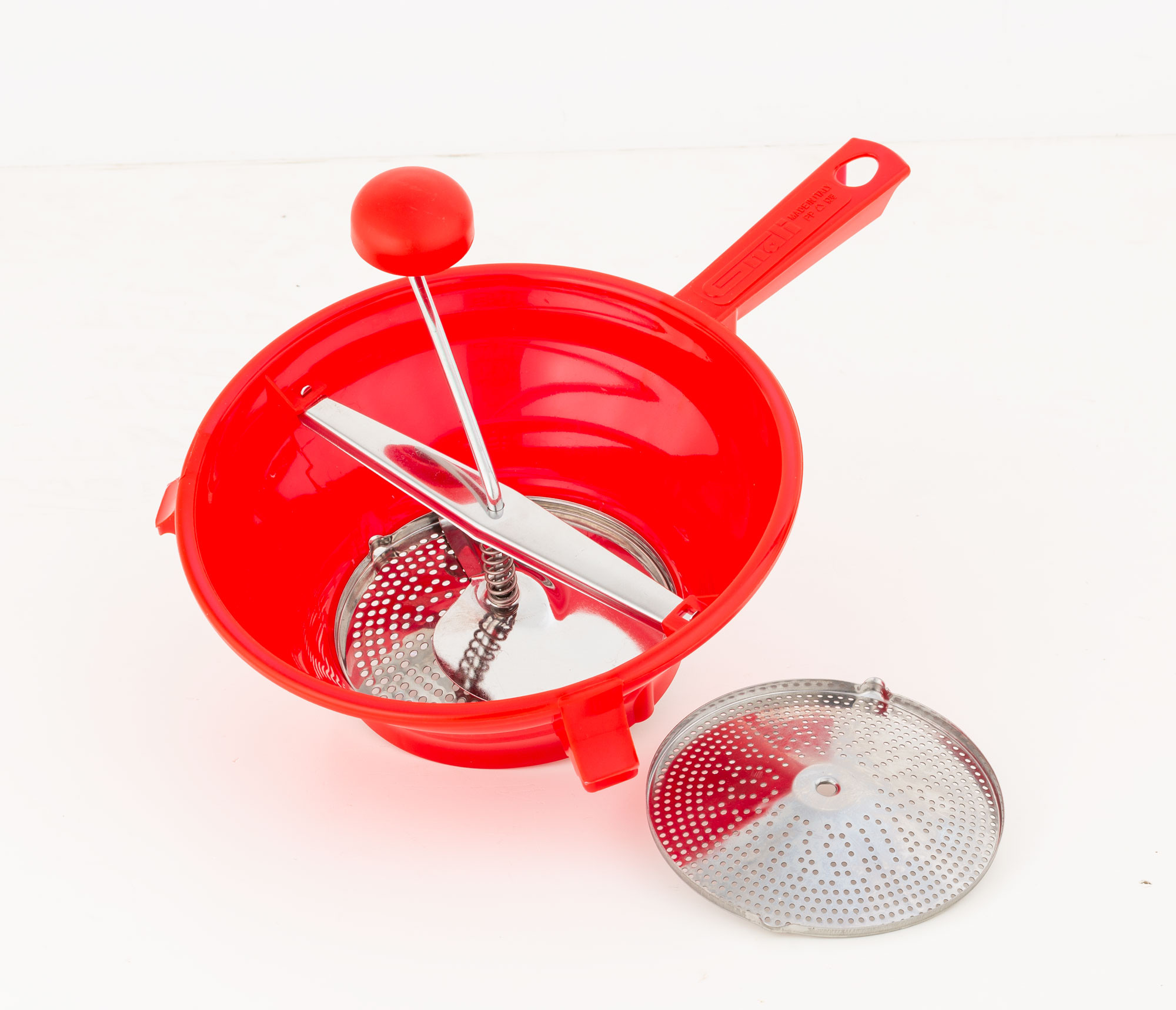 PASAPURES PLASTICO 2 DISCOS INOX 20CM