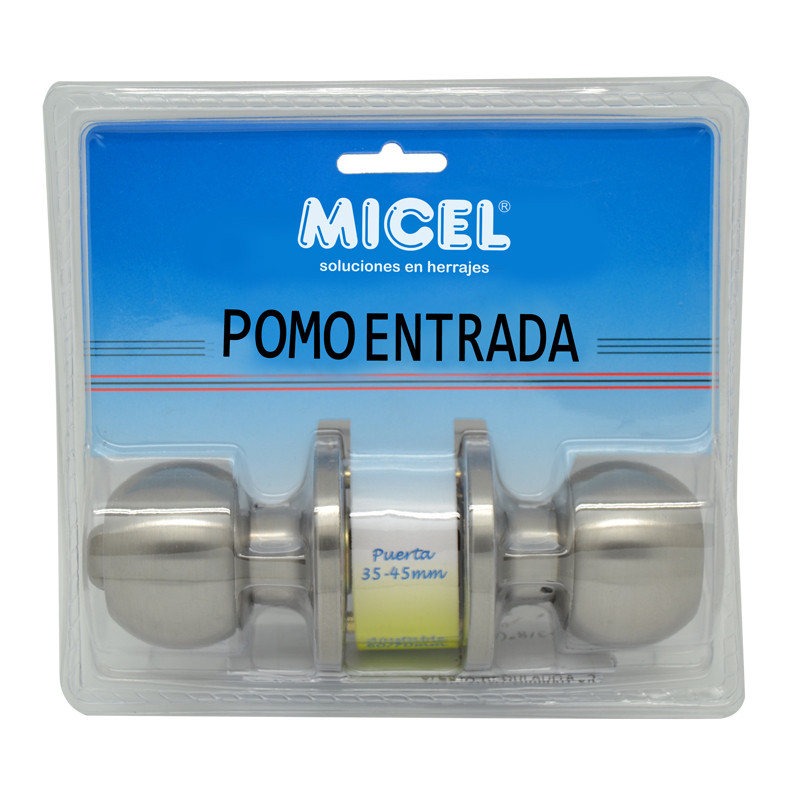 POMO PUERTA BOLA ENTRADA PP07 INOX