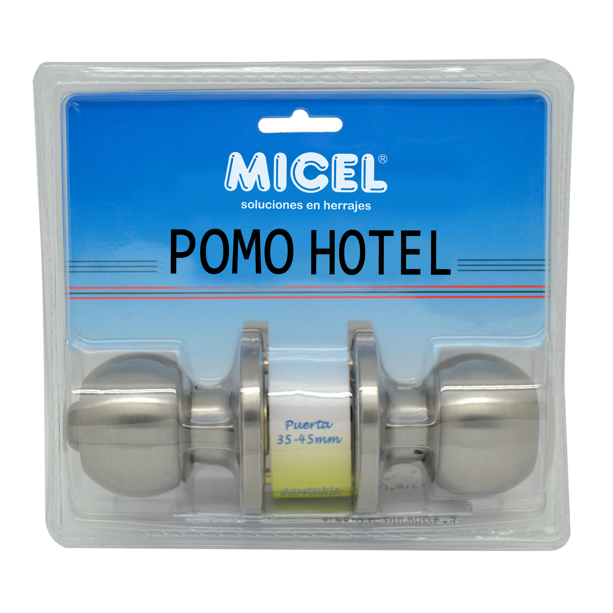 POMO PUERTA BOLA HOTEL PP07 INOX