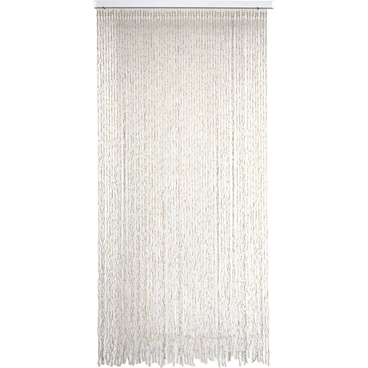 CORTINA PARA PUERTA ALGODON/POLIESTER LAZO 90X200 CM - NATURAL