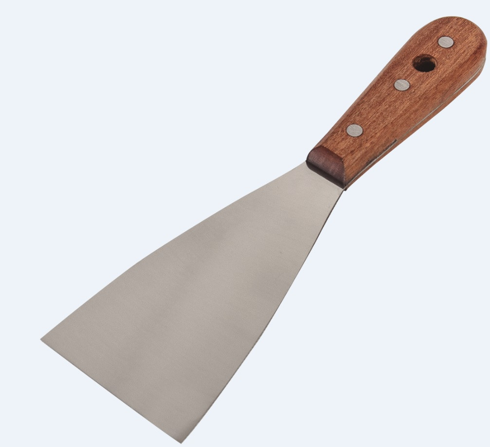 ESPATULA PINTOR INOXIDABLE PRO MANGO MADERA 2 CM