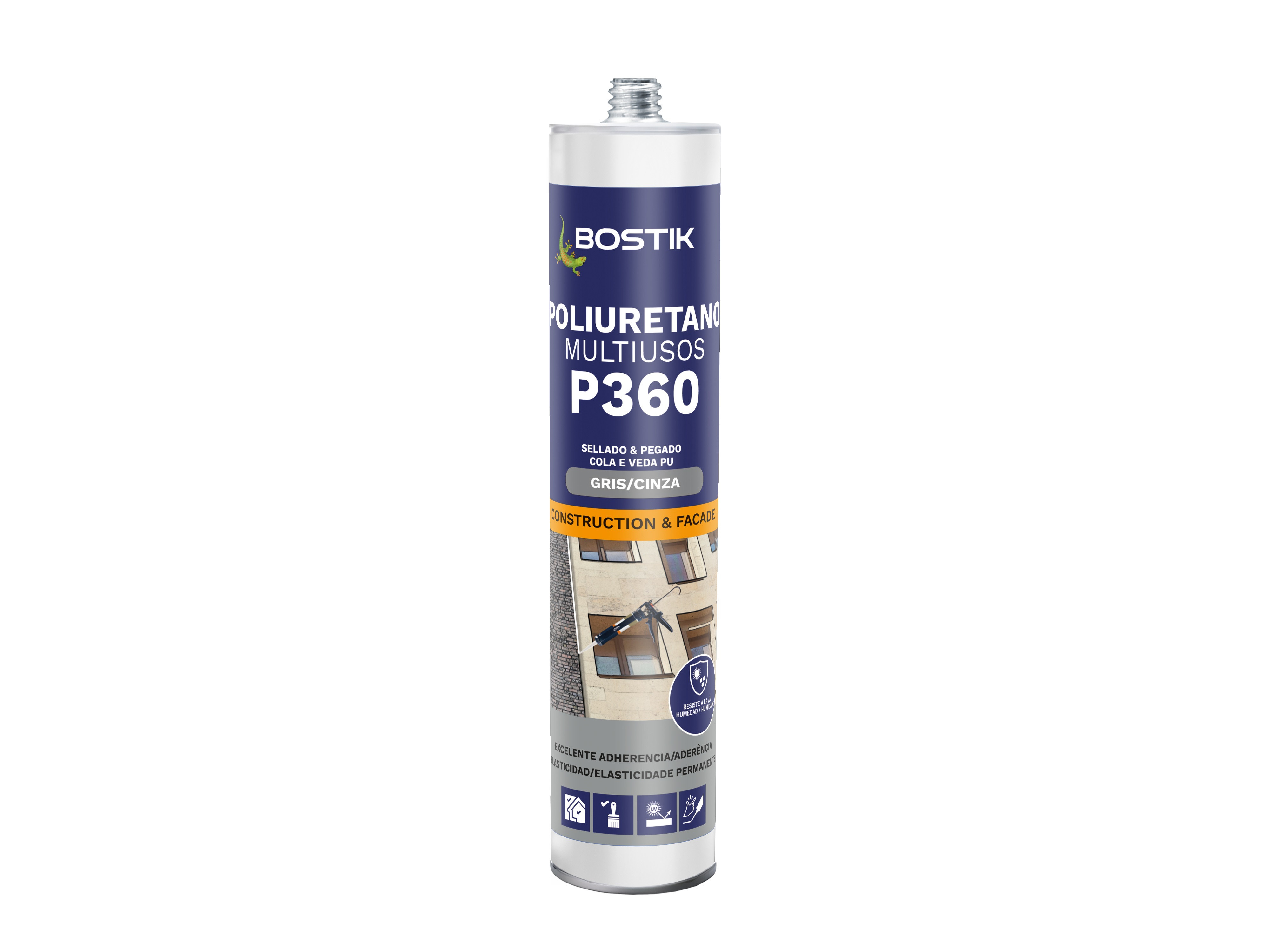MASILLA POLIURETANO MULTIUSOS P360 300 ML GRIS