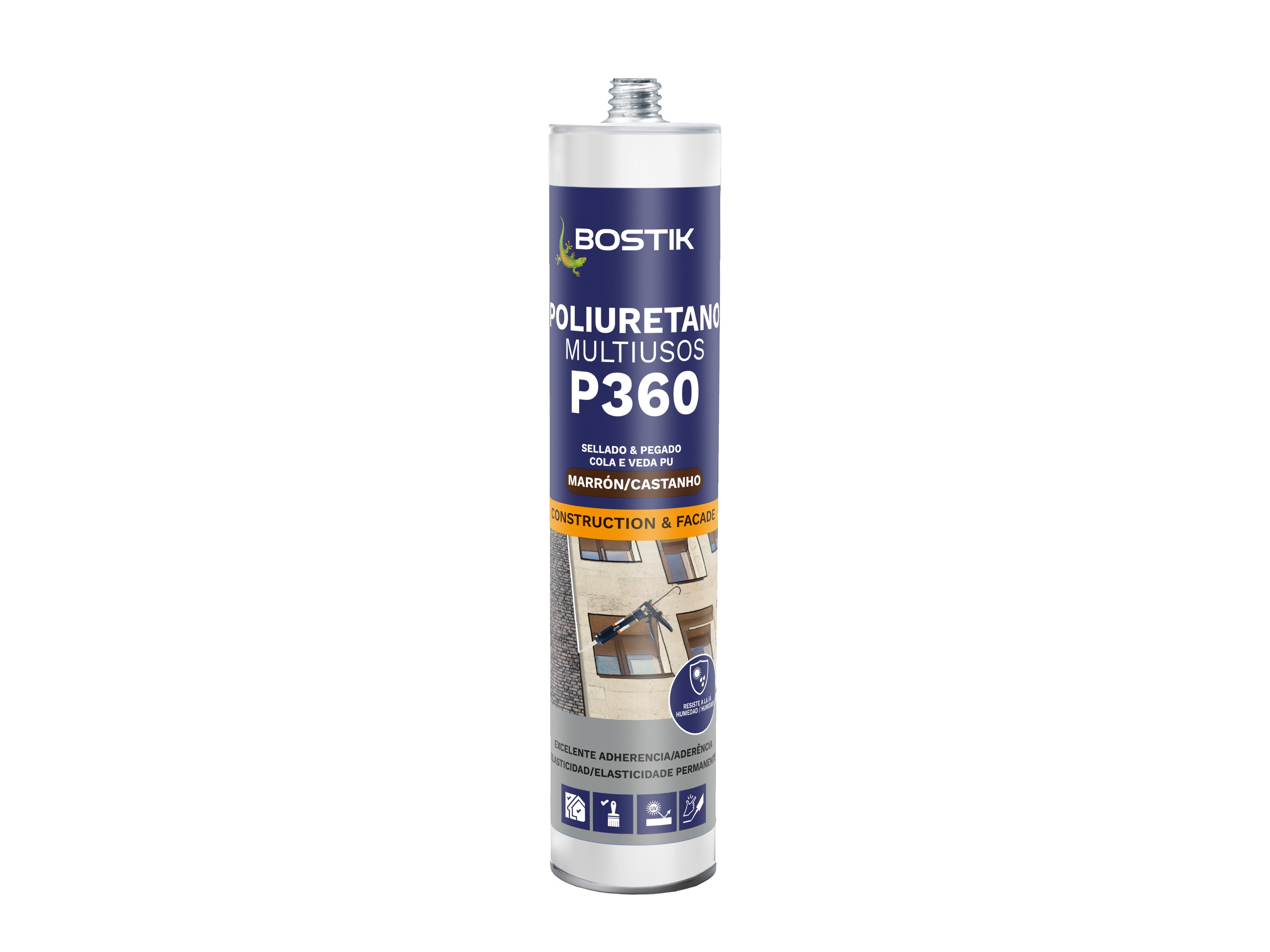 MASILLA POLIURETANO MULTIUSOS P360 300 ML MARRON