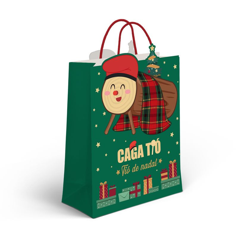 BOLSA PAPEL L FORMA 23X10X18CM TIO L