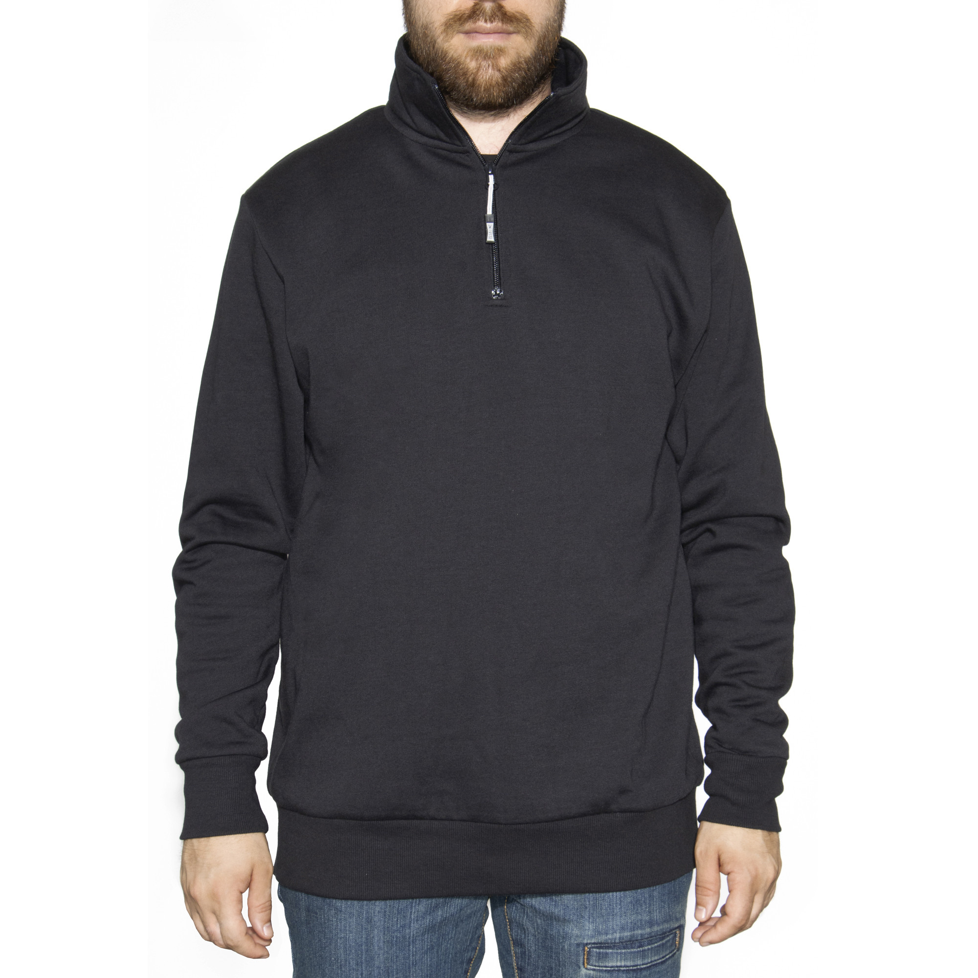 SUDADERA MEDIA CREMALLERA VERENA NEW AZUL TALLA XL