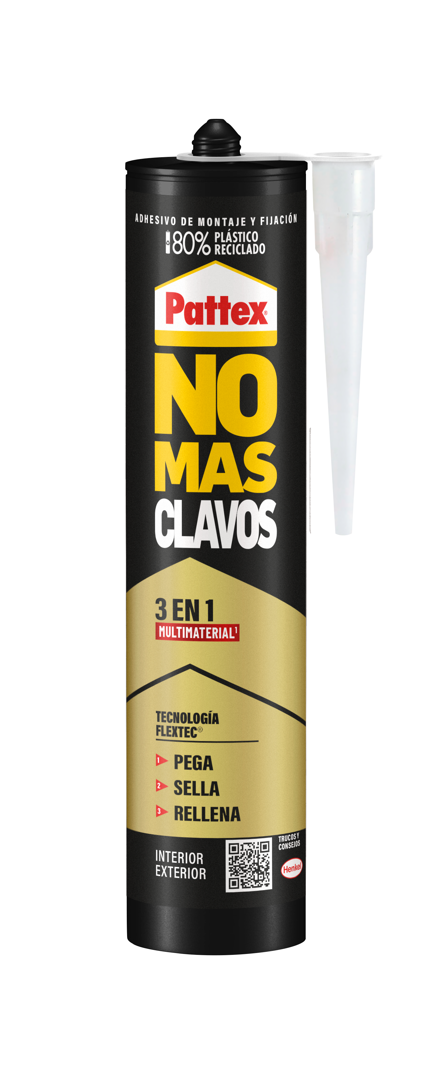 ADHESIVO MONTAJE NO MAS CLAVOS 3 EN 1 389 GR