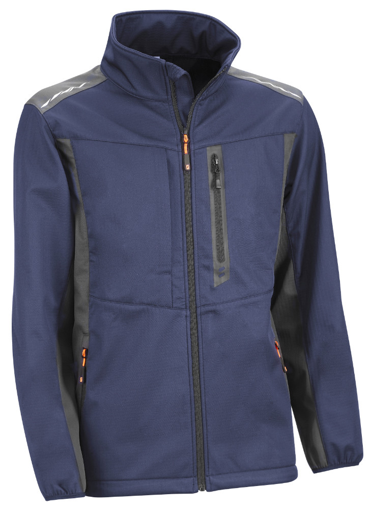 CHAQUETA SOFTSHELL WIND PRO AZUL TALLA L