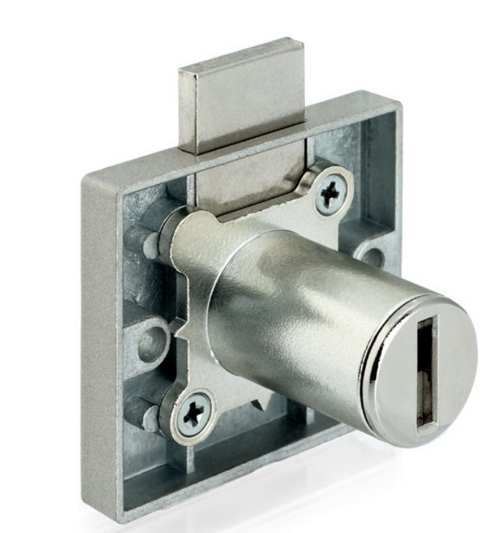 CERRADURA SOBREPONER CAJON LLAVES IGUALES S320 NIQUEL 12 UNIDADES