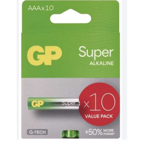 PILA ALCALINA SUPER LR03 AAA 4 10 UNID