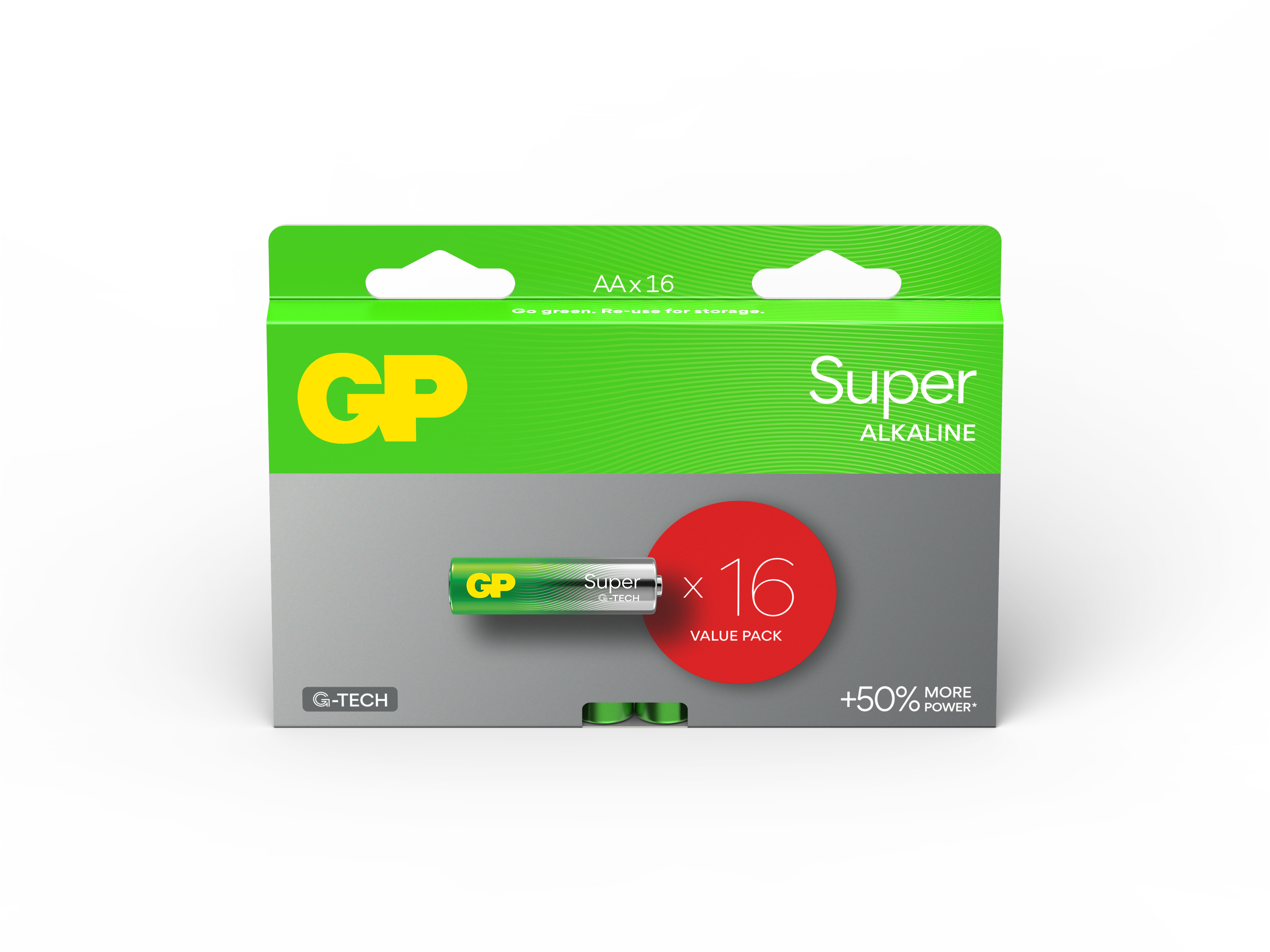 PILA ALCALINA SUPER LR06 AA 16 UNID