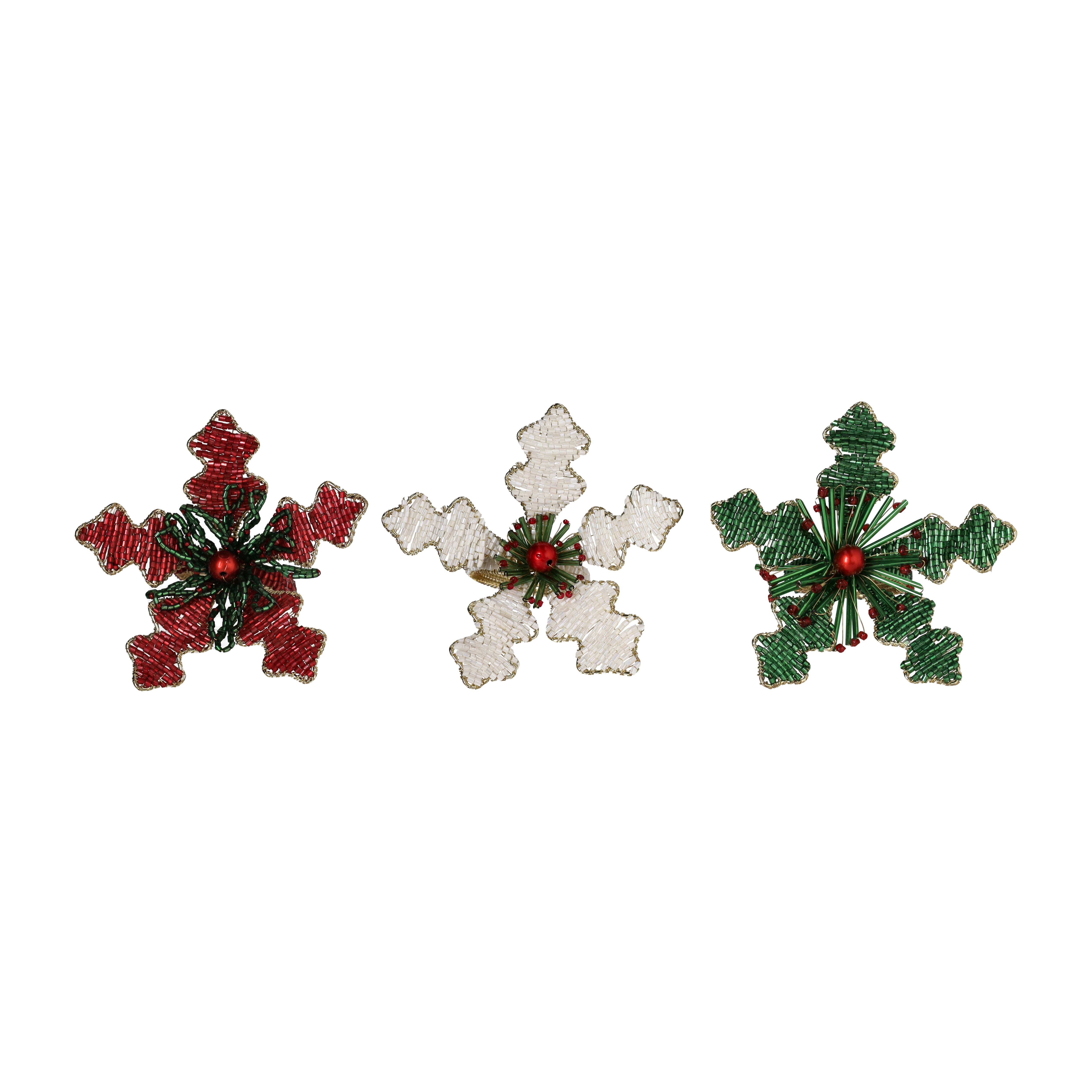 SERVILLETEROS NAVIDAD XMAS JOY FLORES 6UDS SURTIDOS