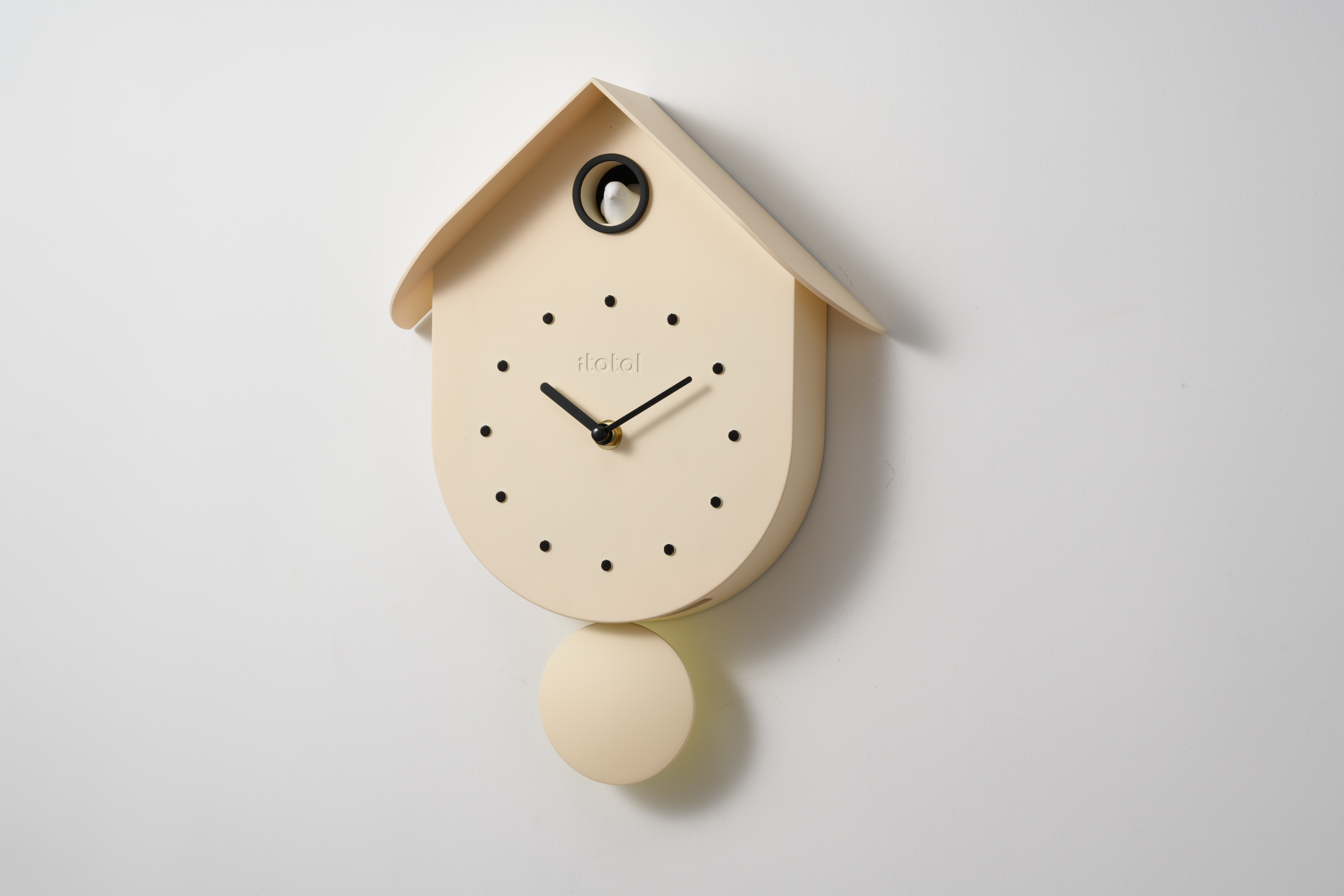 RELOJ DE CUCO PAJARITO BEIGE