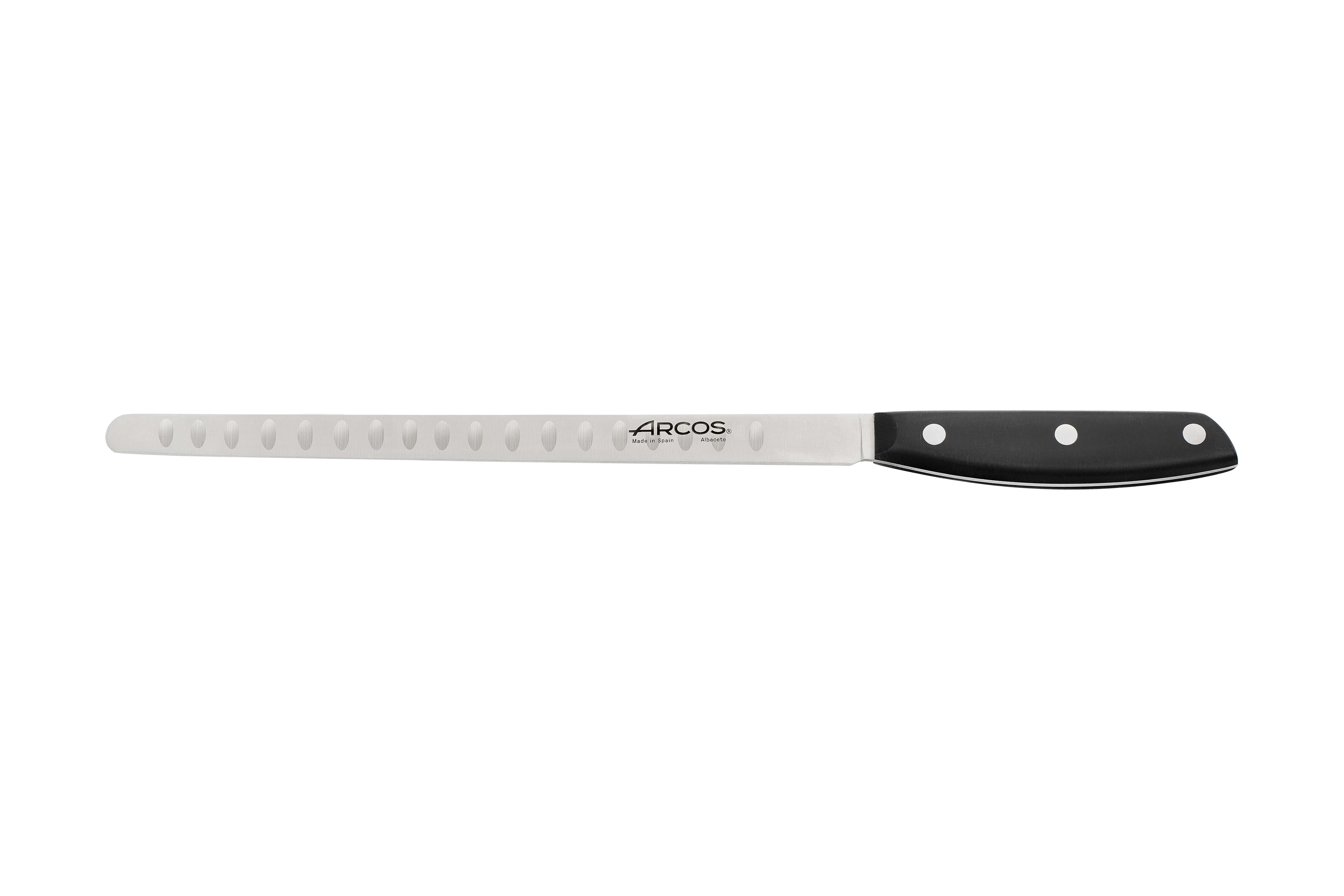 CUCHILLO JAMONERO IBIZA ALVEOLOS 240MM