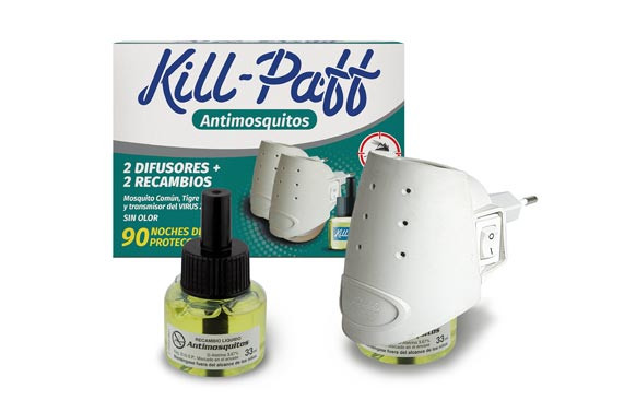 APARATO KILL PAFF+MATAMOSQUITO 2 APARATOS + RECAMBIO