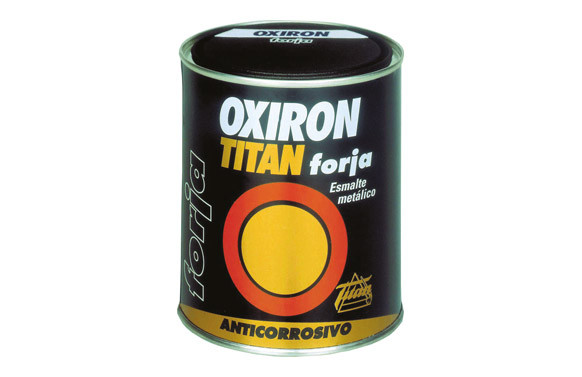 ESMALTE FORJA OXIRON 750 ML 204-NEGRO