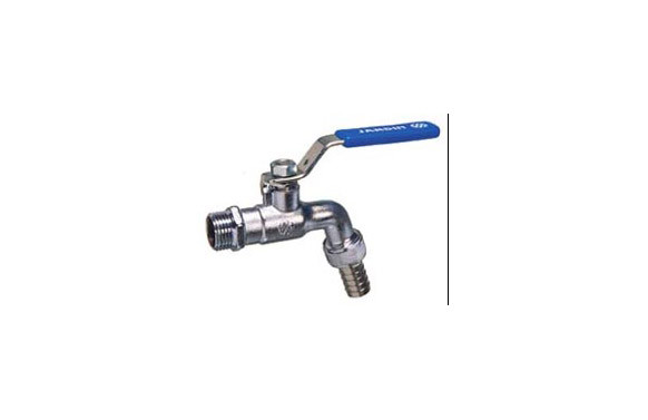 GRIFO CURVO RACORD MANGUERA 1\" A 1\"