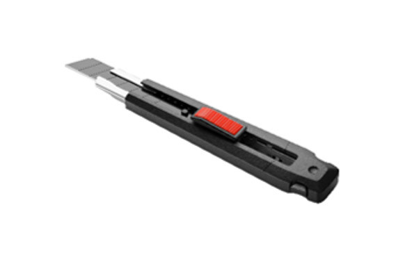 CUTER MULTIUSO AUTOBLOQUEO 18MM ABS DISPLEY 24 UDS 158X38X20MM