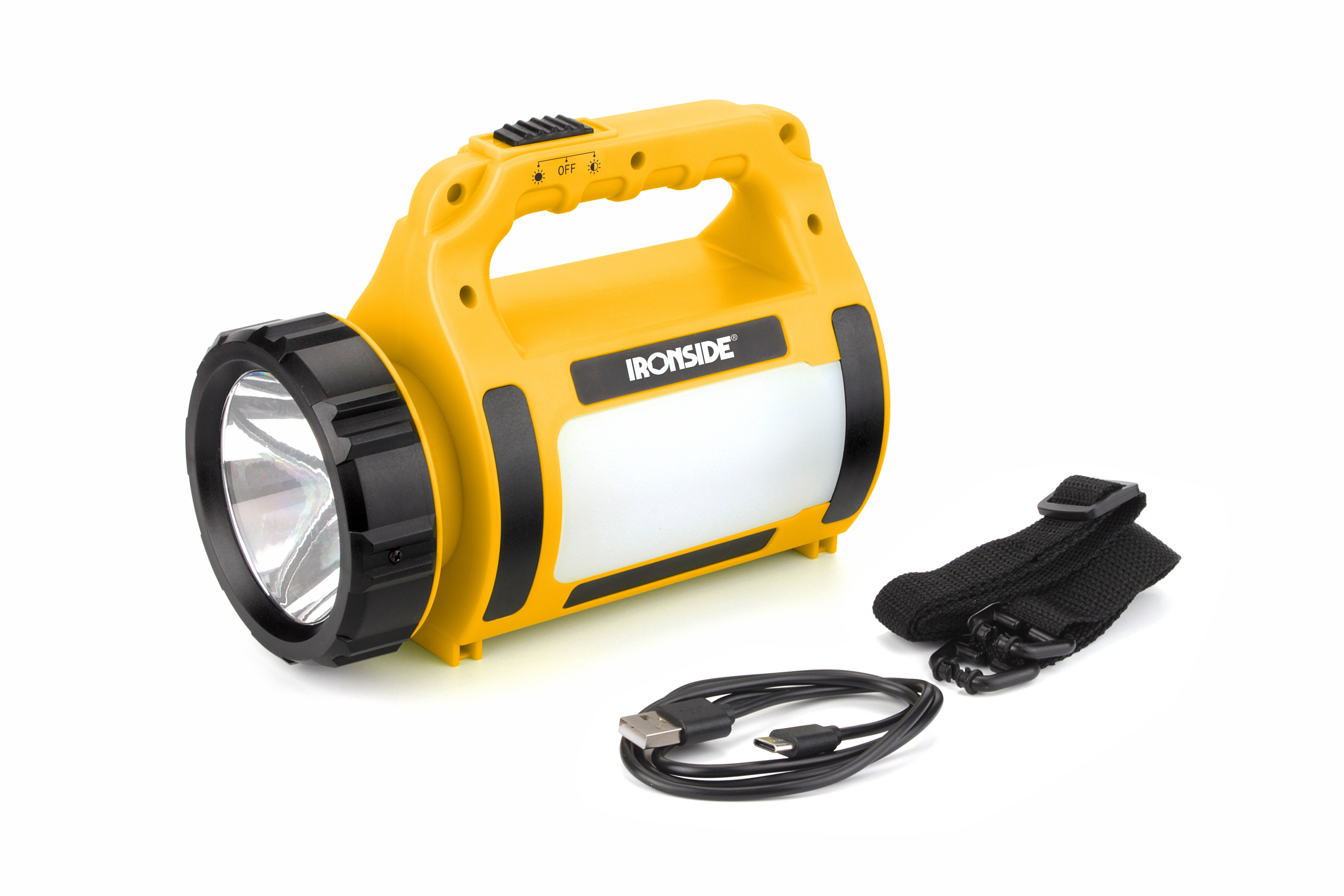 LINTERNA IRONSIDE PROLIGHT CON FOCO COB RECARGABLE 500LM IP20