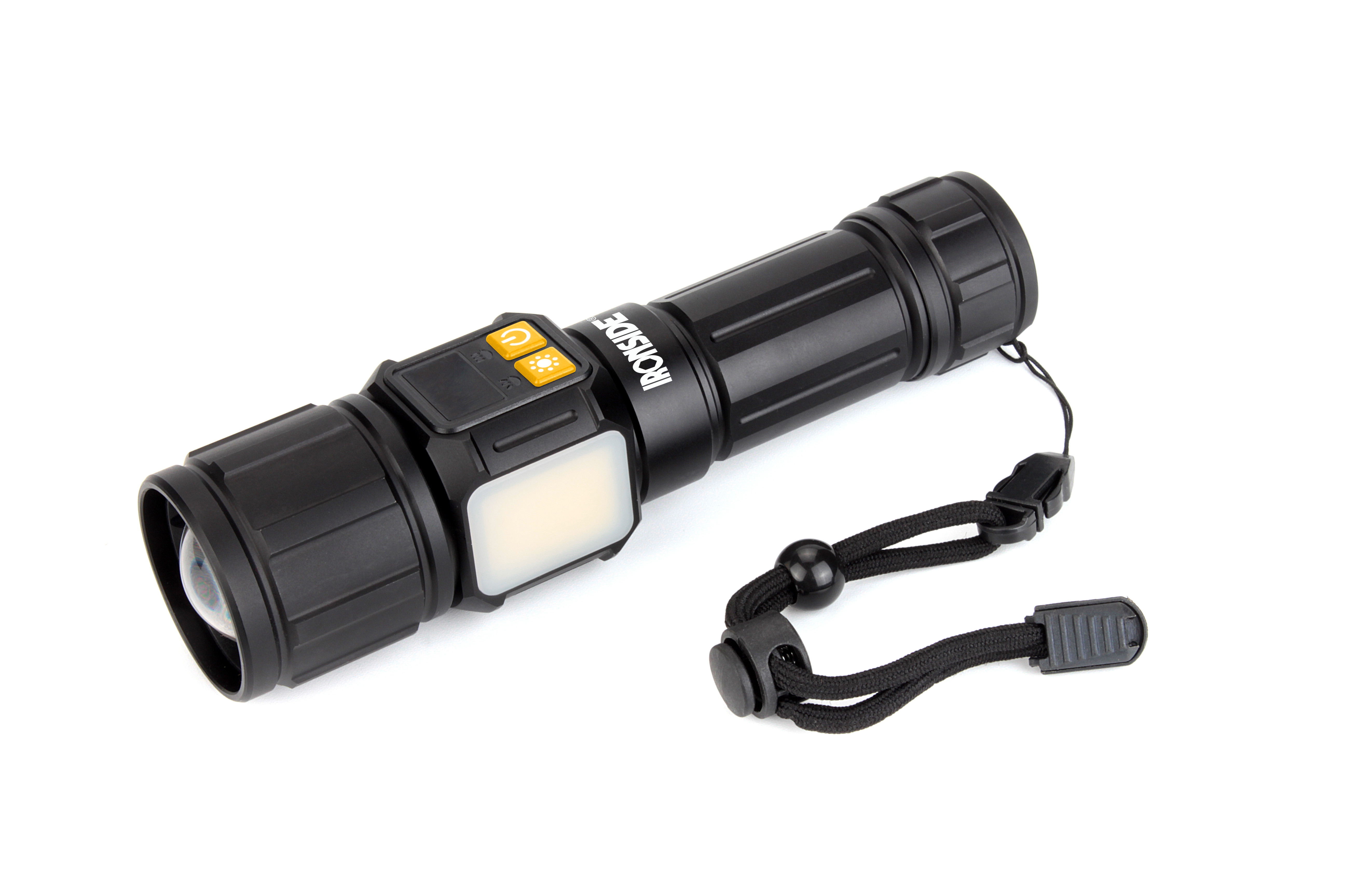 LINTERNA IRONSIDE FUSION COB RECARGABLE ENFOQUE AJUSTABLE 800LM IP44