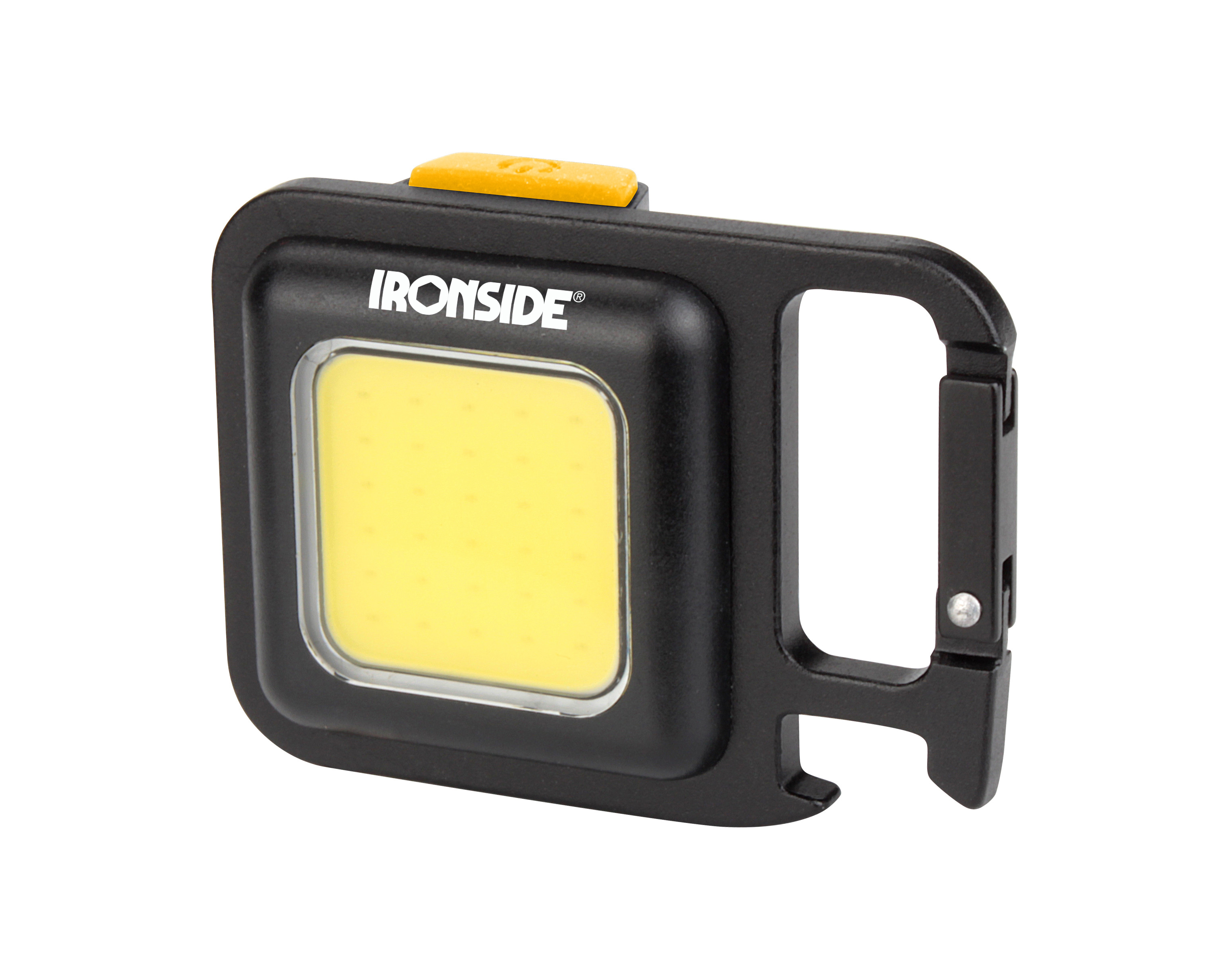 LINTERNA IRONSIDE CLIP COB LED RECARGABLE 500 MAH 5W 500LM IP44