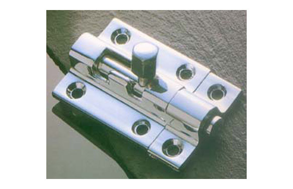 CERROJO RECTO ZAMAK (SKIN) 50 MM LATON