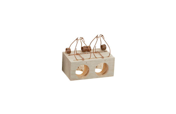 RATONERA MADERA 2 AGUJEROS Ø 37 MM