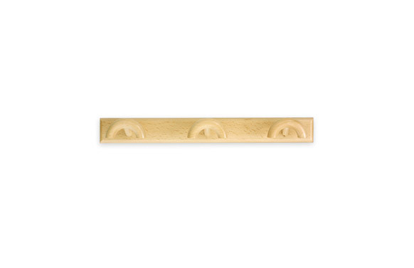 COLGADOR TRIPLE MADERA (BL 1U) HAYA