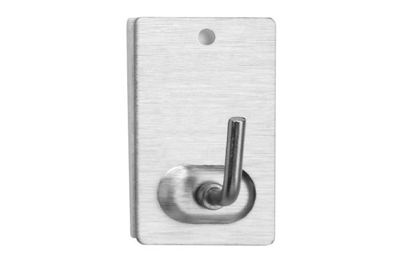 COLGADOR ADHESIVO (BL 2 U) INOX