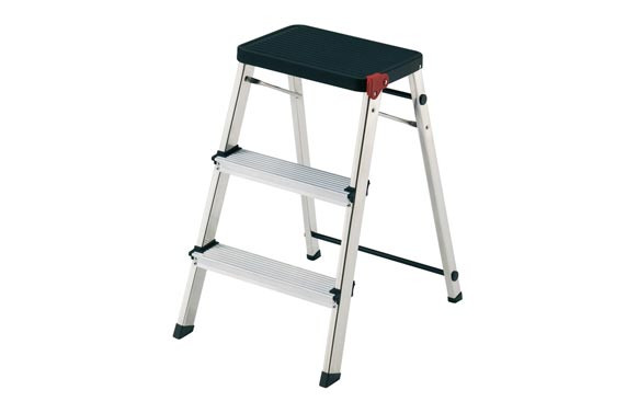 TABURETE ESCALERA ALUMINIO M/3 NEGRO